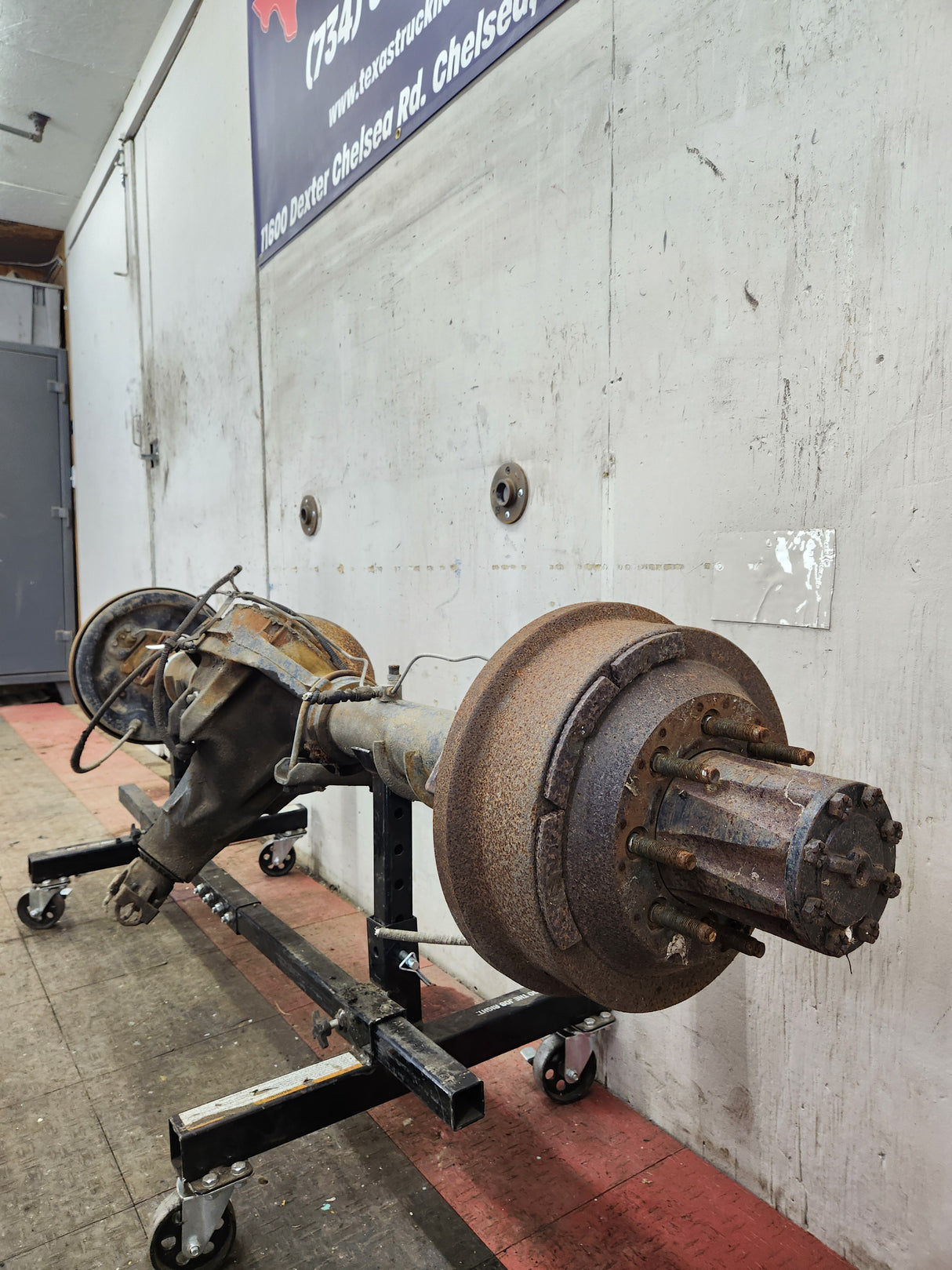 1987-1997 Ford F250 F350 Full Floating 3.55 Rear Axle SRW