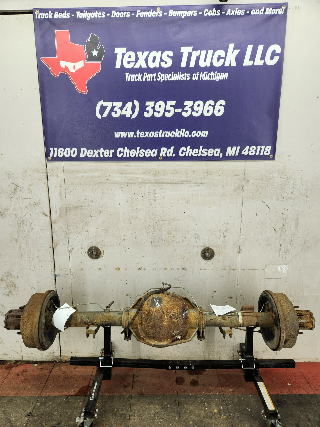 1987-1997 Ford F250 F350 Full Floating 3.55 Rear Axle SRW