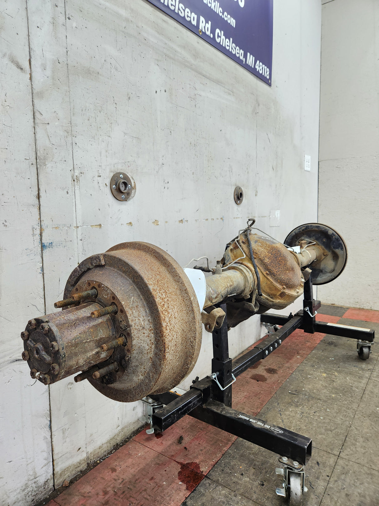 1987-1997 Ford F250 F350 Full Floating 3.55 Rear Axle SRW