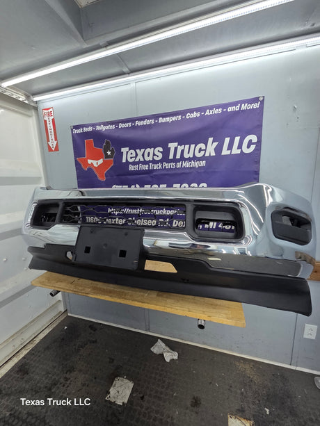 2019-2024 Dodge Ram 4500 5500 5th Gen Front Bumper - Chrome