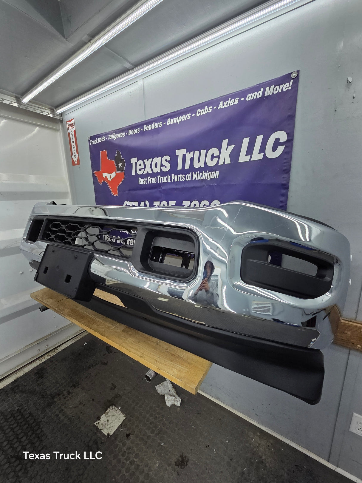 2019-2024 Dodge Ram 4500 5500 5th Gen Front Bumper - Chrome