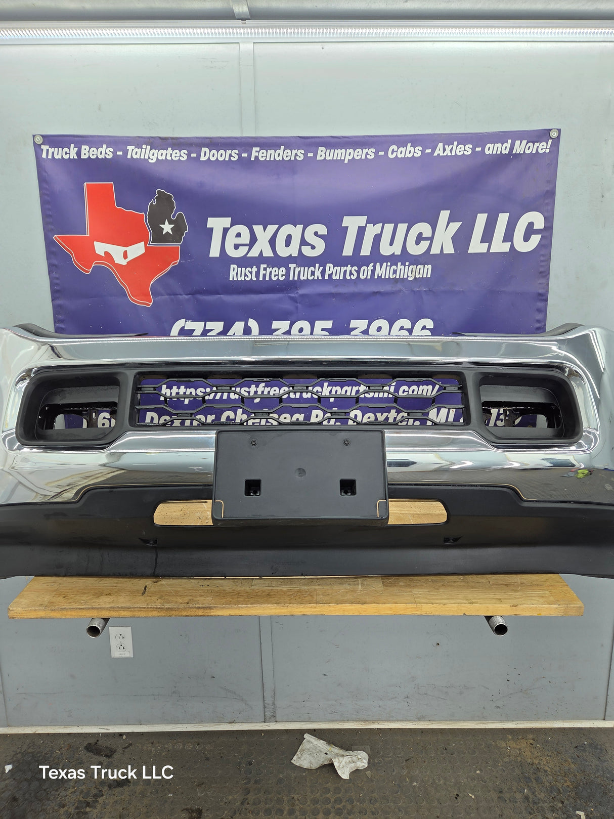 2019-2024 Dodge Ram 4500 5500 5th Gen Front Bumper - Chrome