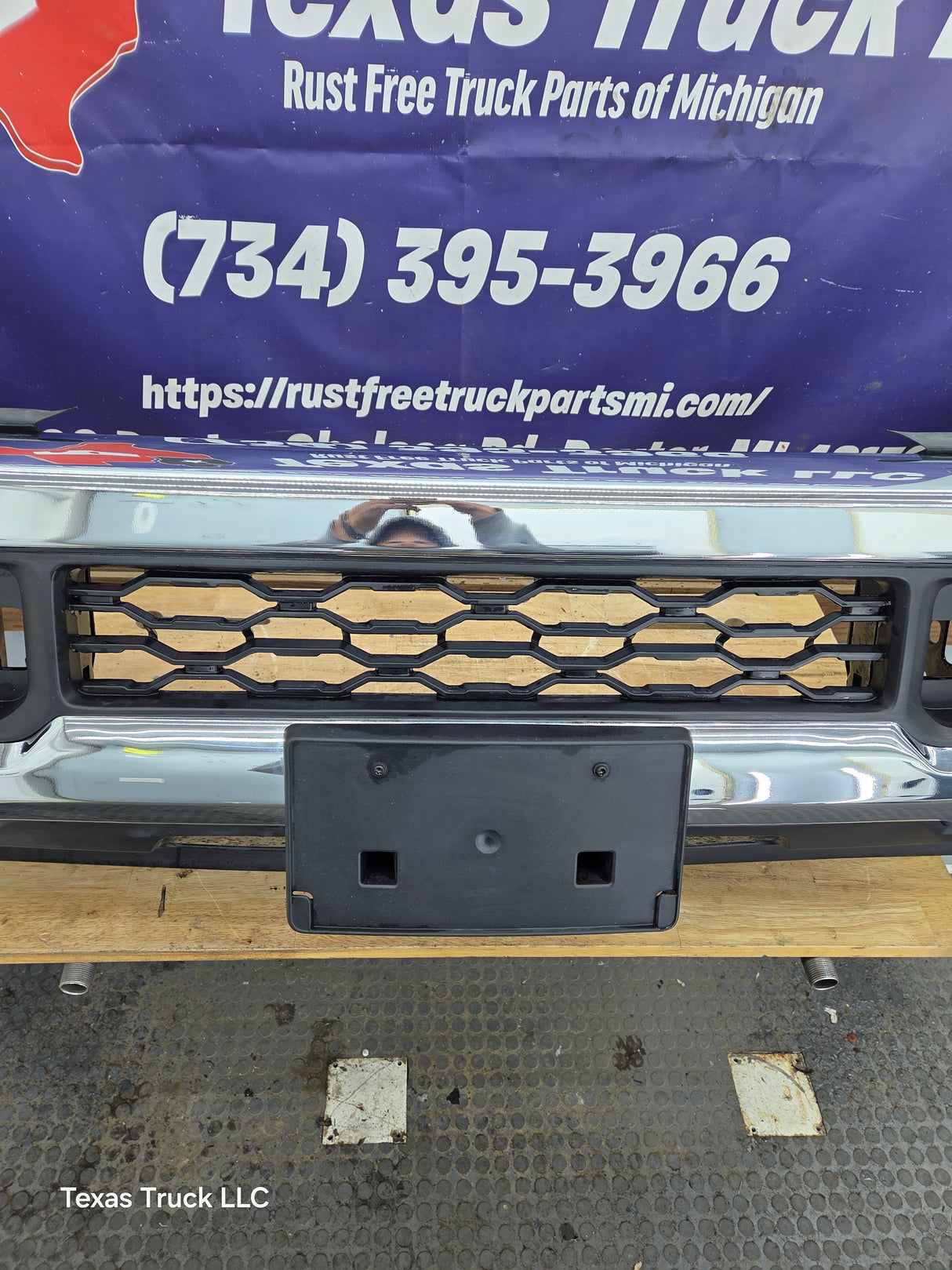 2019-2024 Dodge Ram 4500 5500 5th Gen Front Bumper - Chrome