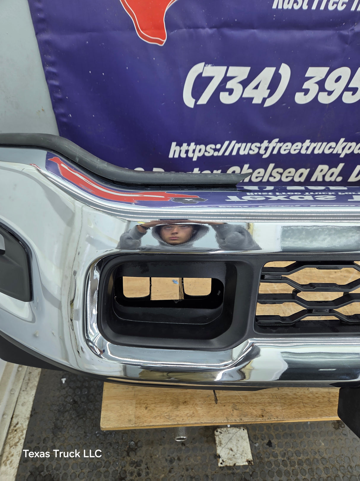 2019-2024 Dodge Ram 4500 5500 5th Gen Front Bumper - Chrome