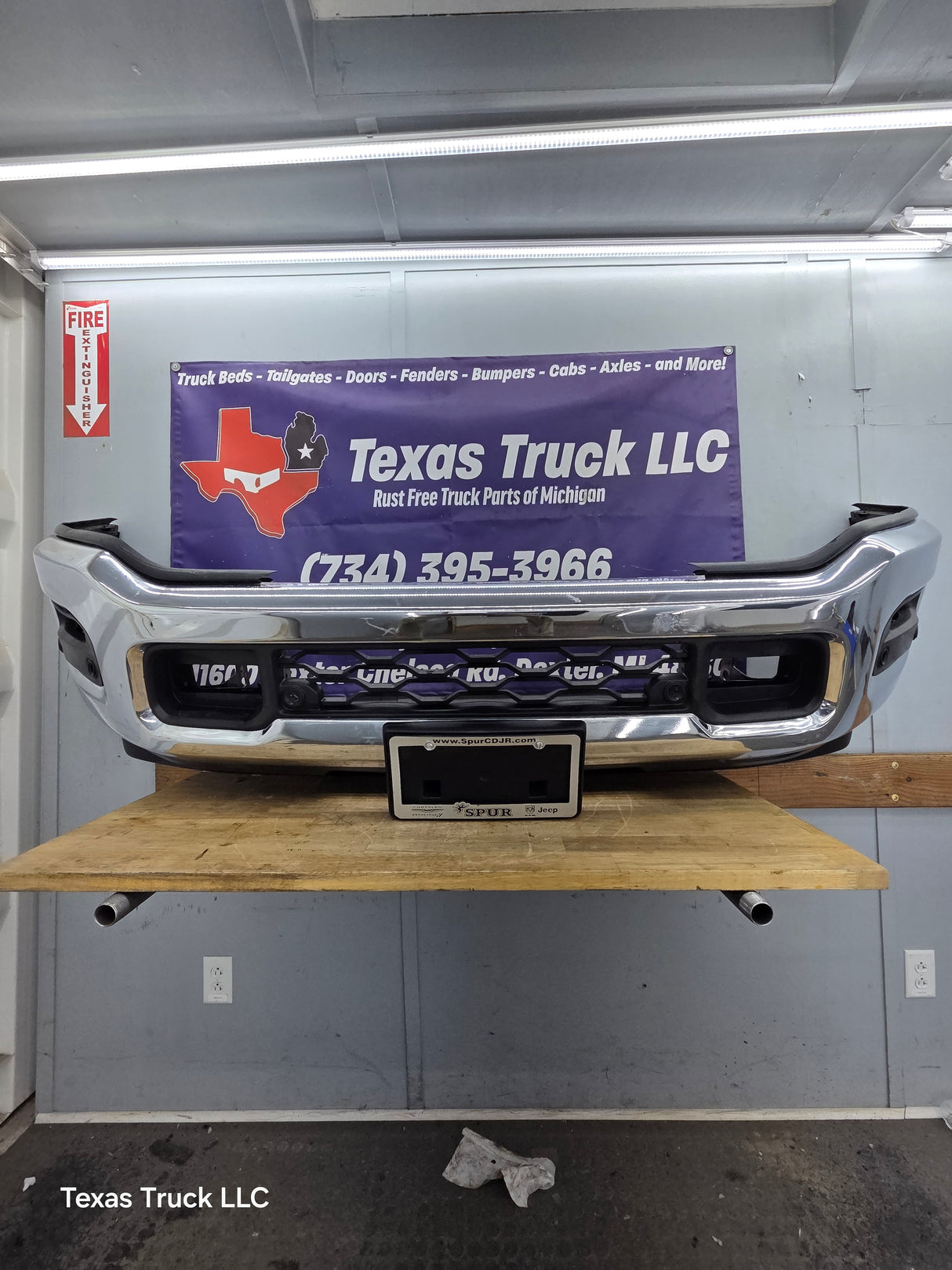 2019-2024 Dodge Ram 2500 3500 5th Gen Front Bumper - Chrome