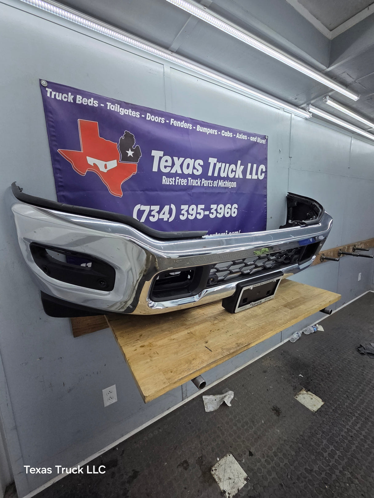 2019-2024 Dodge Ram 2500 3500 5th Gen Front Bumper - Chrome