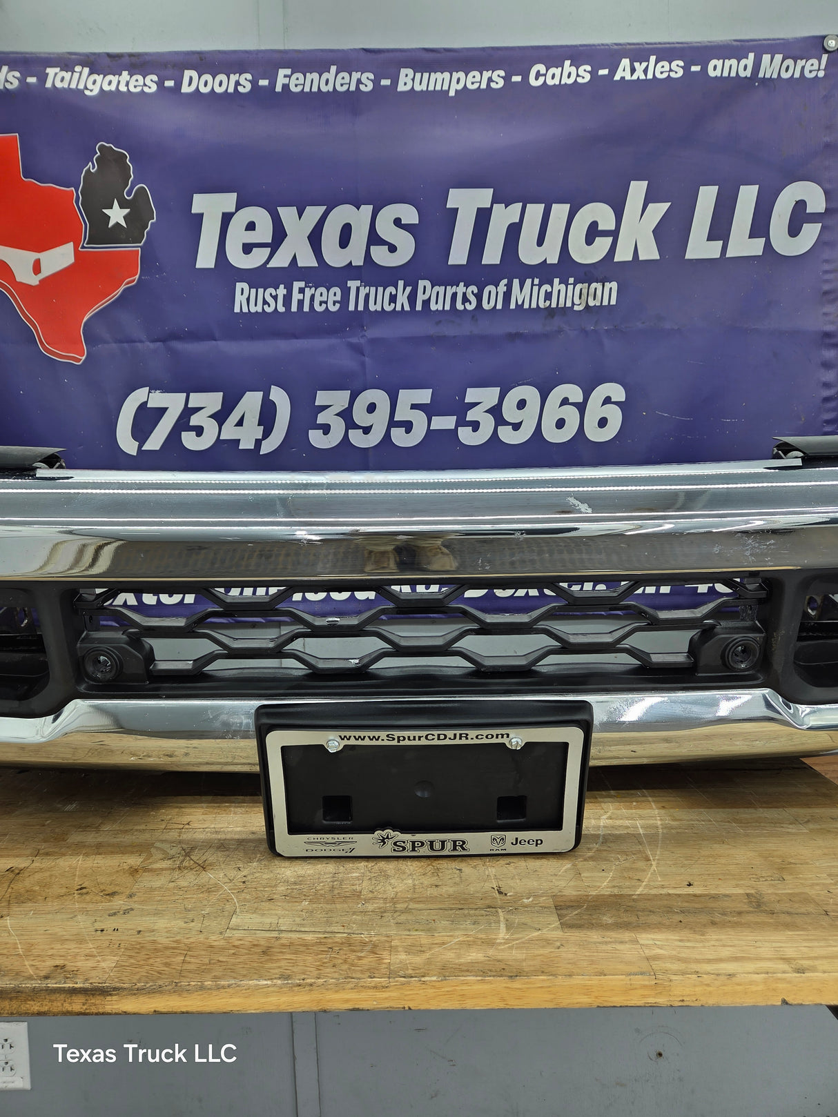 2019-2024 Dodge Ram 2500 3500 5th Gen Front Bumper - Chrome