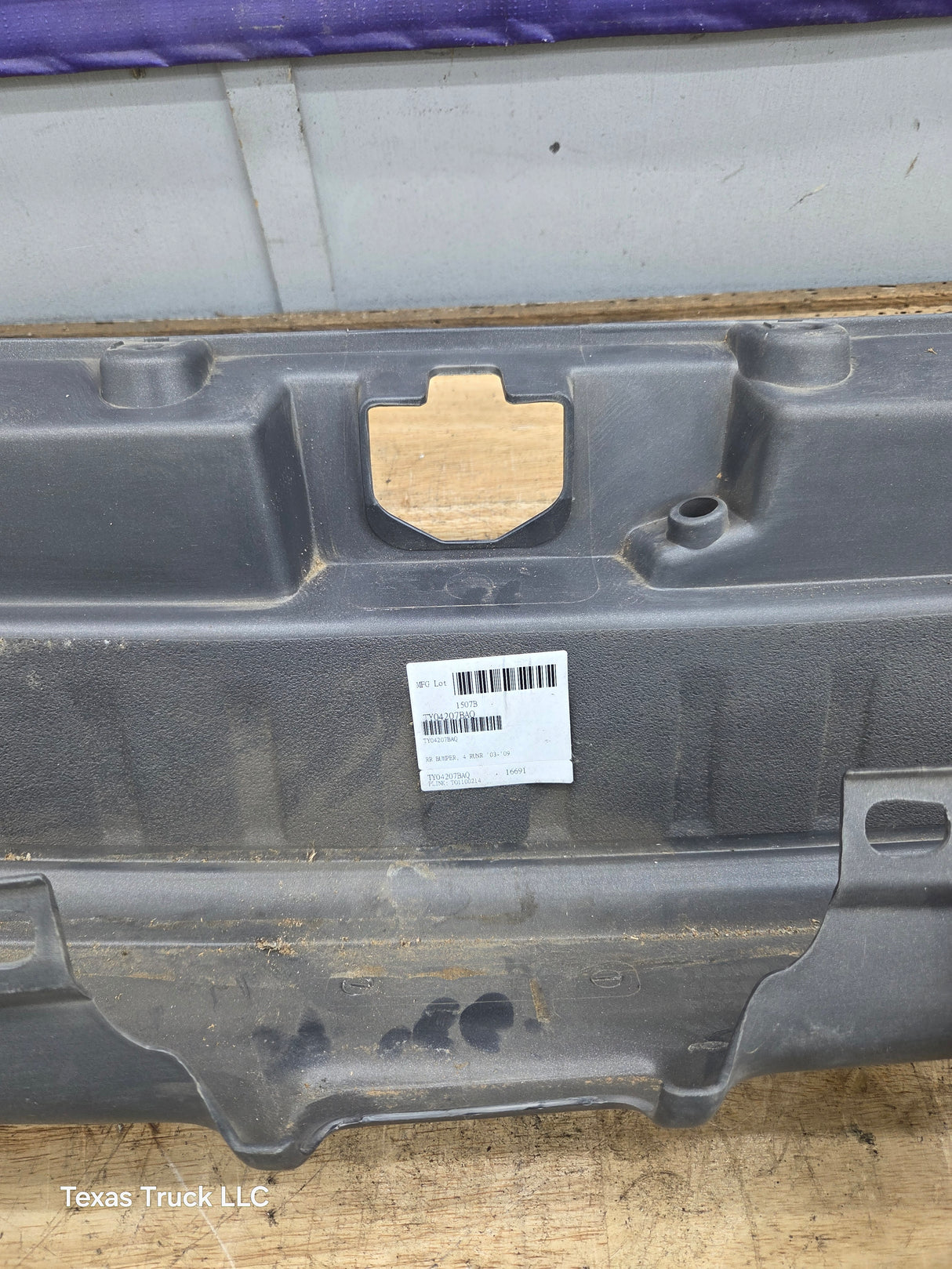 2003-2009 Toyota 4 Runner Rear Bumper Pad