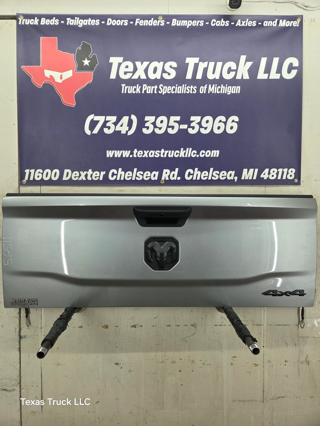 2019-2025 Dodge Ram 2500 3500 4500 5th Gen Tailgate