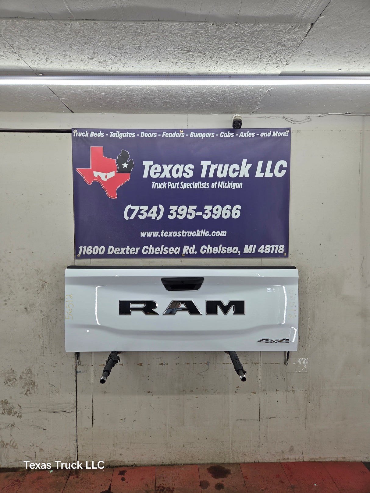 2019-2025 Dodge Ram 2500 3500 4500 5th Gen Tailgate - White