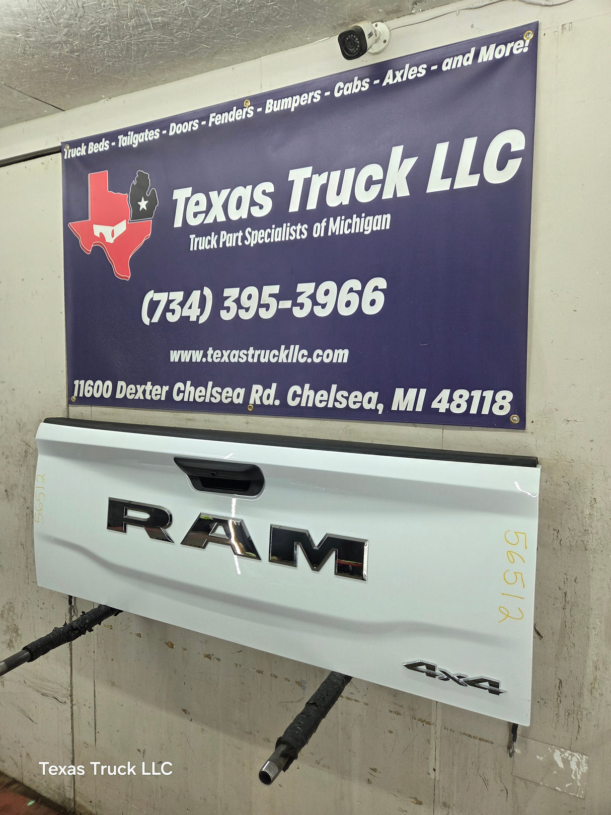 2019-2025 Dodge Ram 2500 3500 4500 5th Gen Tailgate - White