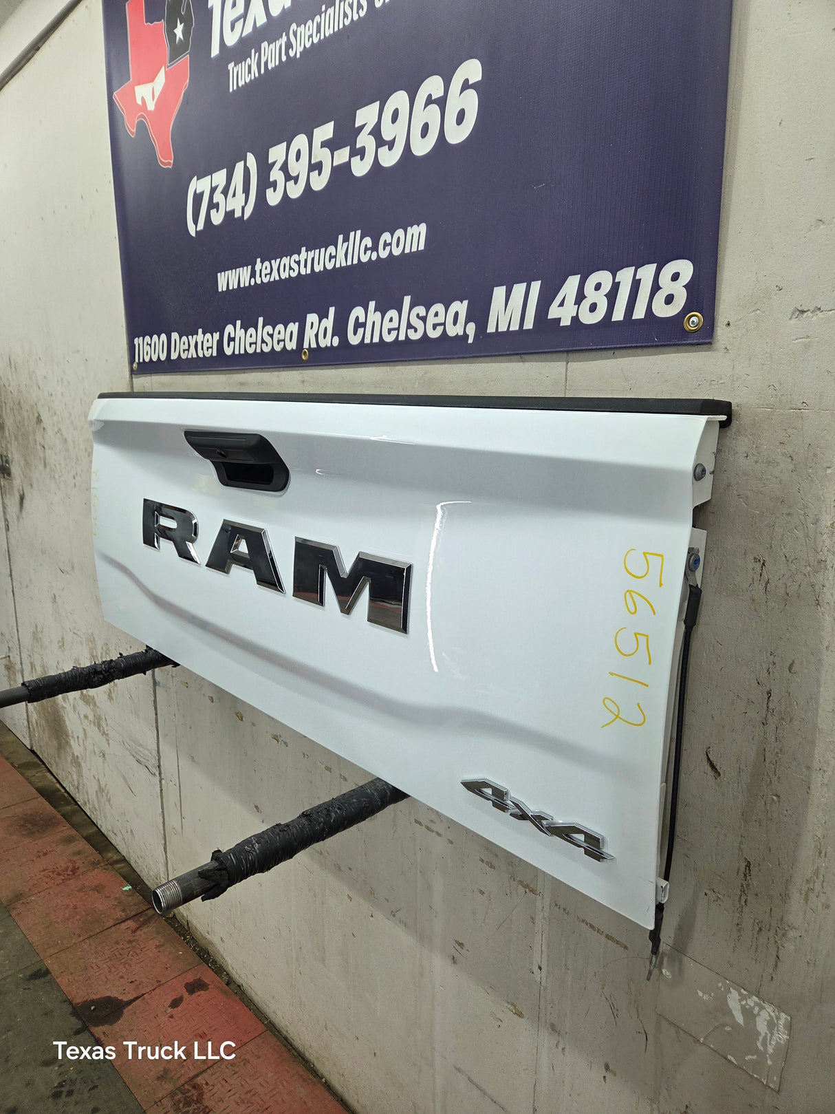 2019-2025 Dodge Ram 2500 3500 4500 5th Gen Tailgate - White