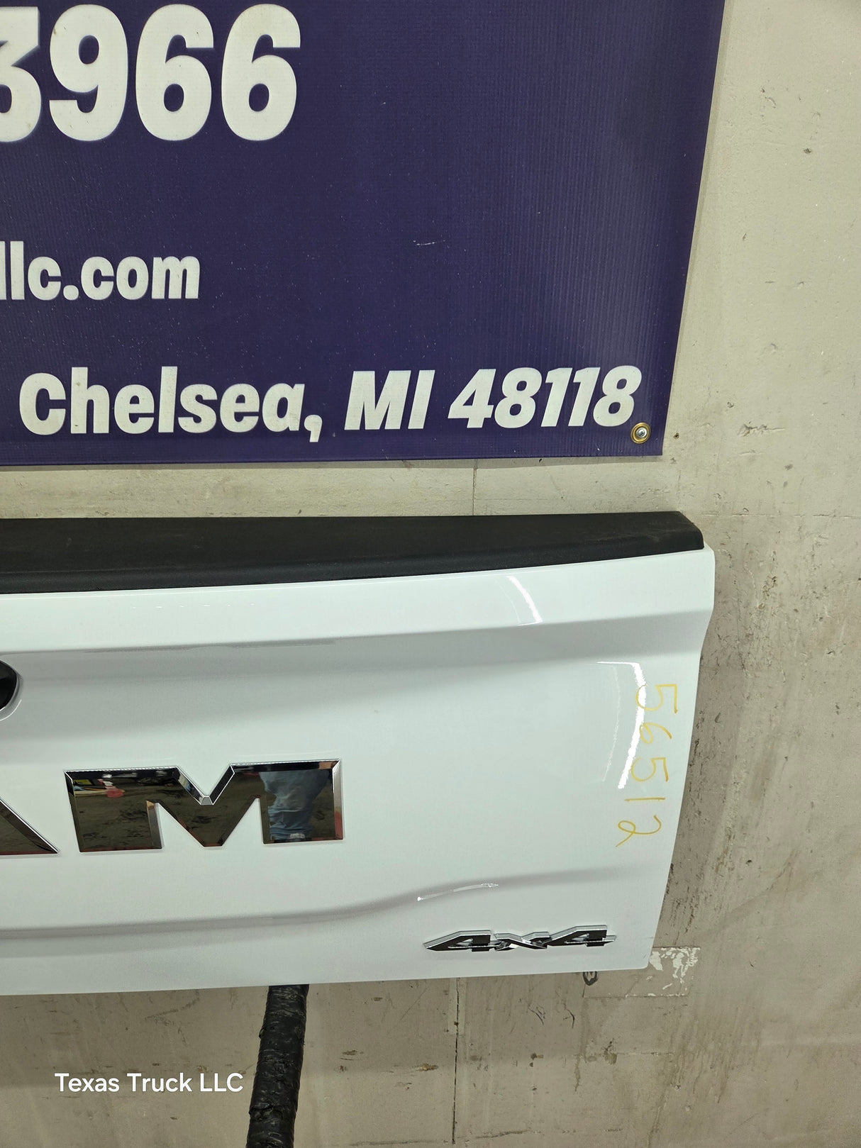 2019-2025 Dodge Ram 2500 3500 4500 5th Gen Tailgate - White