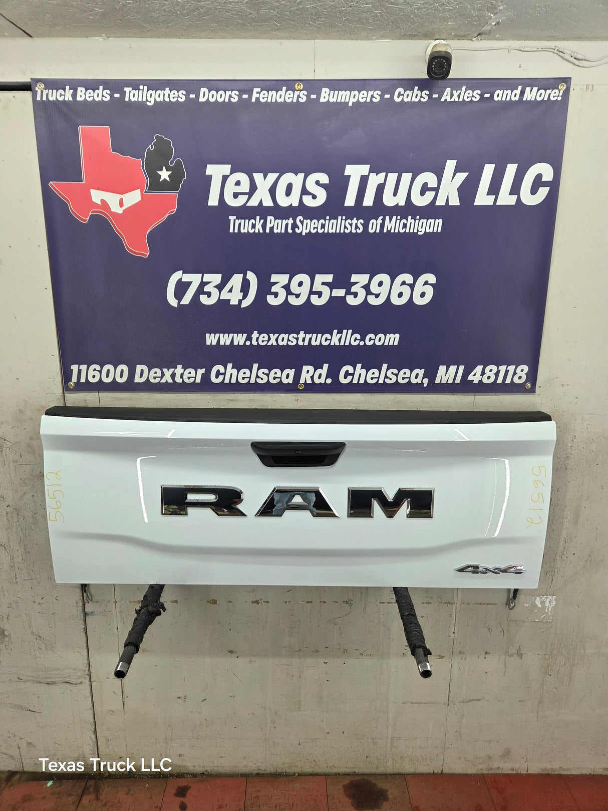 2019-2025 Dodge Ram 2500 3500 4500 5th Gen Tailgate - White
