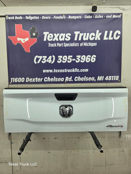 2019-2025 Dodge Ram 2500 3500 4500 5th Gen Tailgate - White
