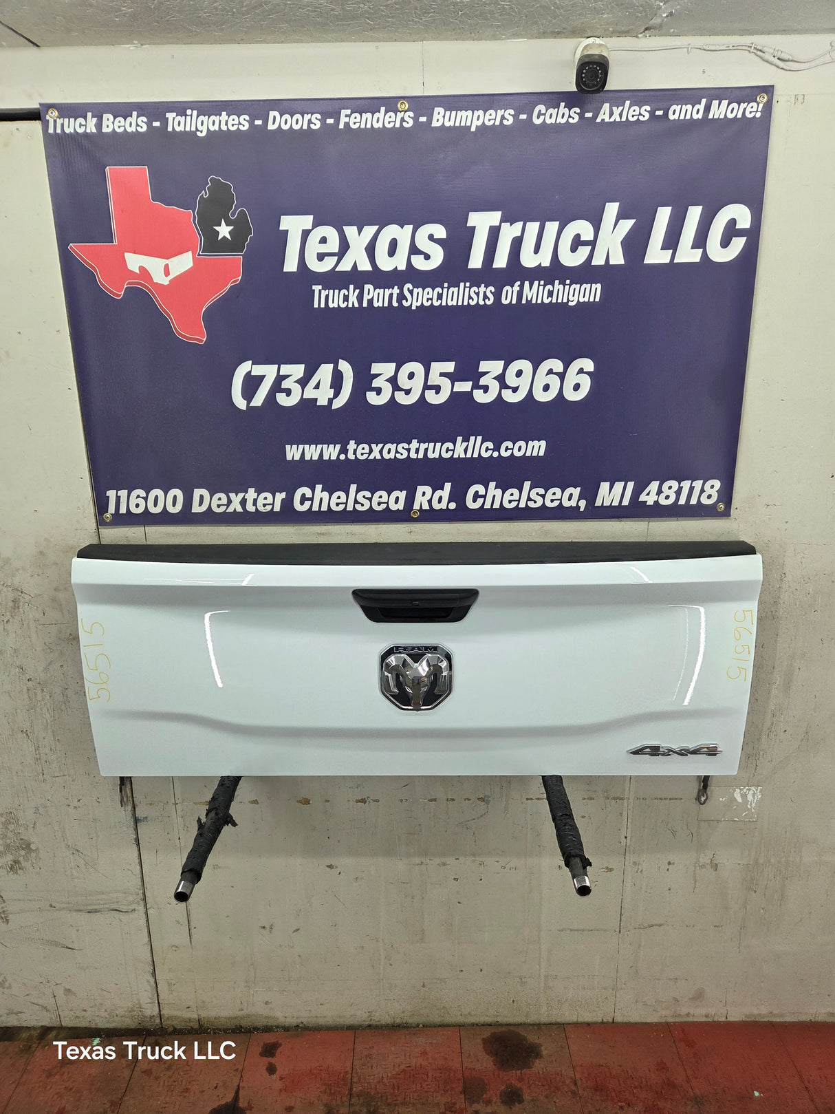 2019-2025 Dodge Ram 2500 3500 4500 5th Gen Tailgate - White