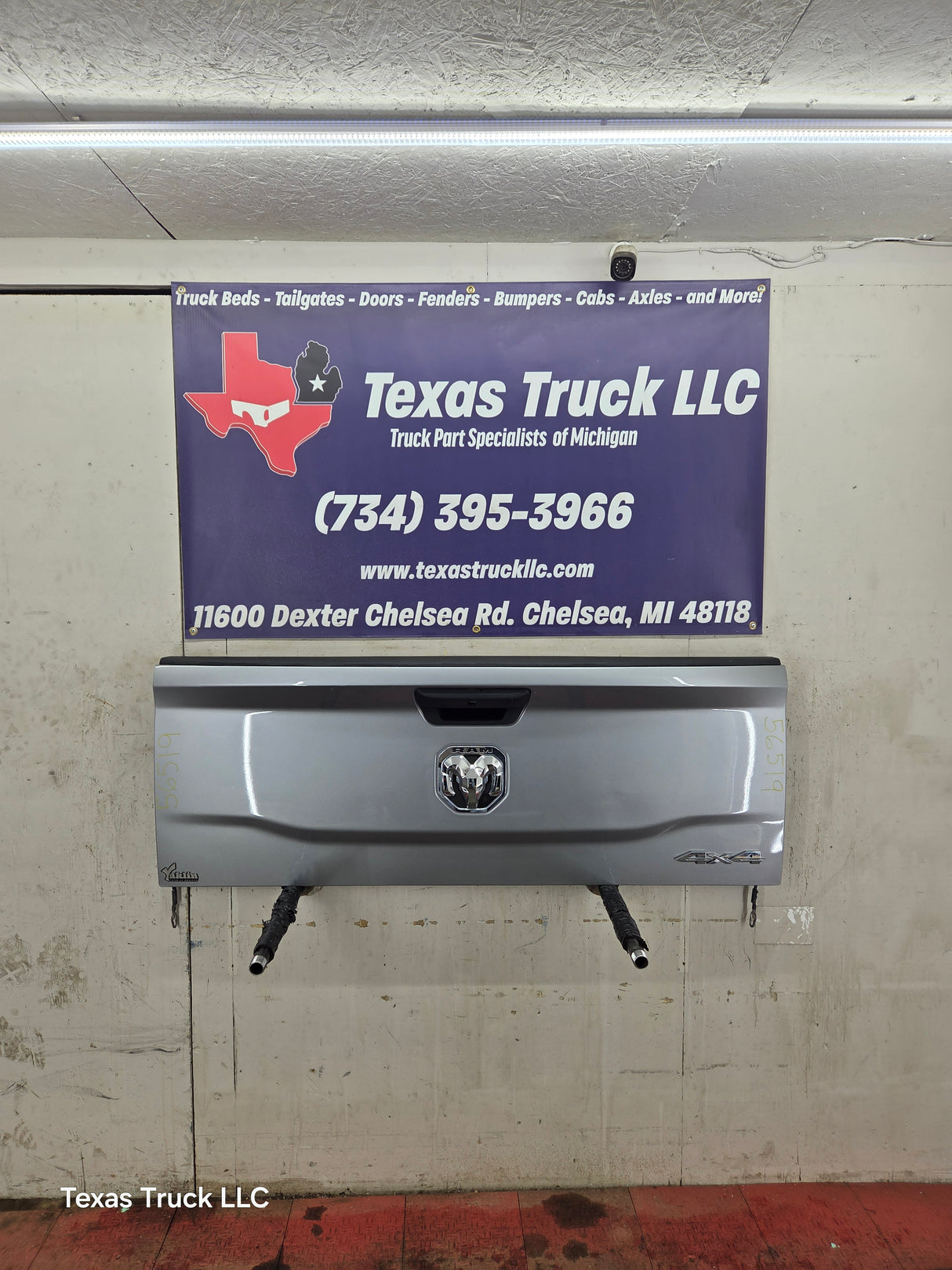 2019-2025 Dodge Ram 2500 3500 4500 5th Gen Tailgate - Grey