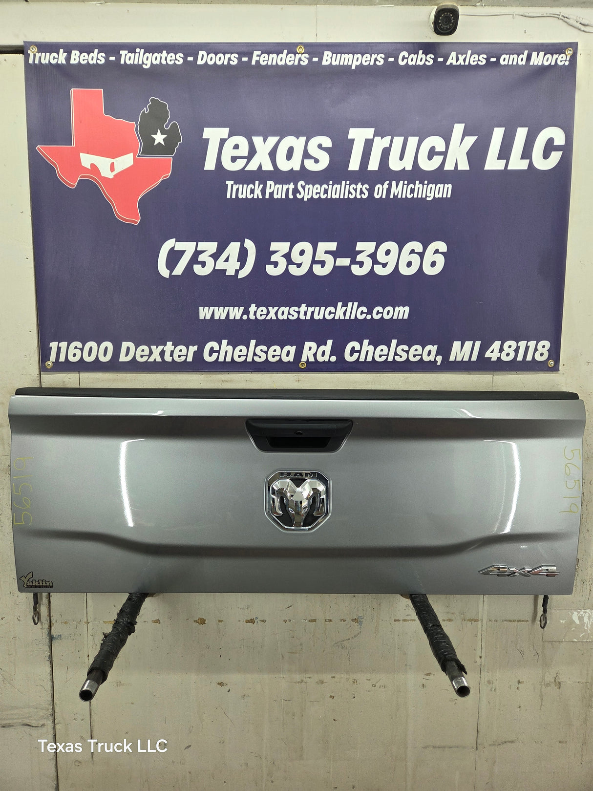 2019-2025 Dodge Ram 2500 3500 4500 5th Gen Tailgate - Grey