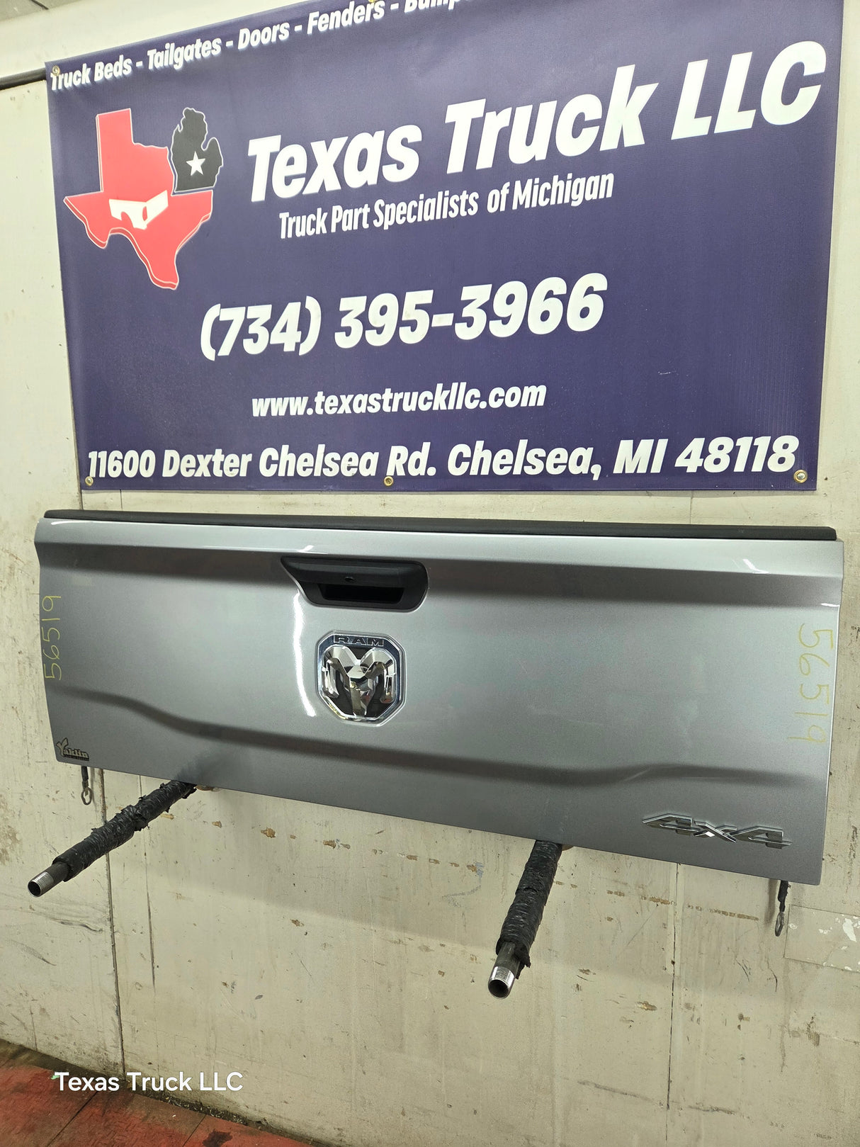 2019-2025 Dodge Ram 2500 3500 4500 5th Gen Tailgate - Grey