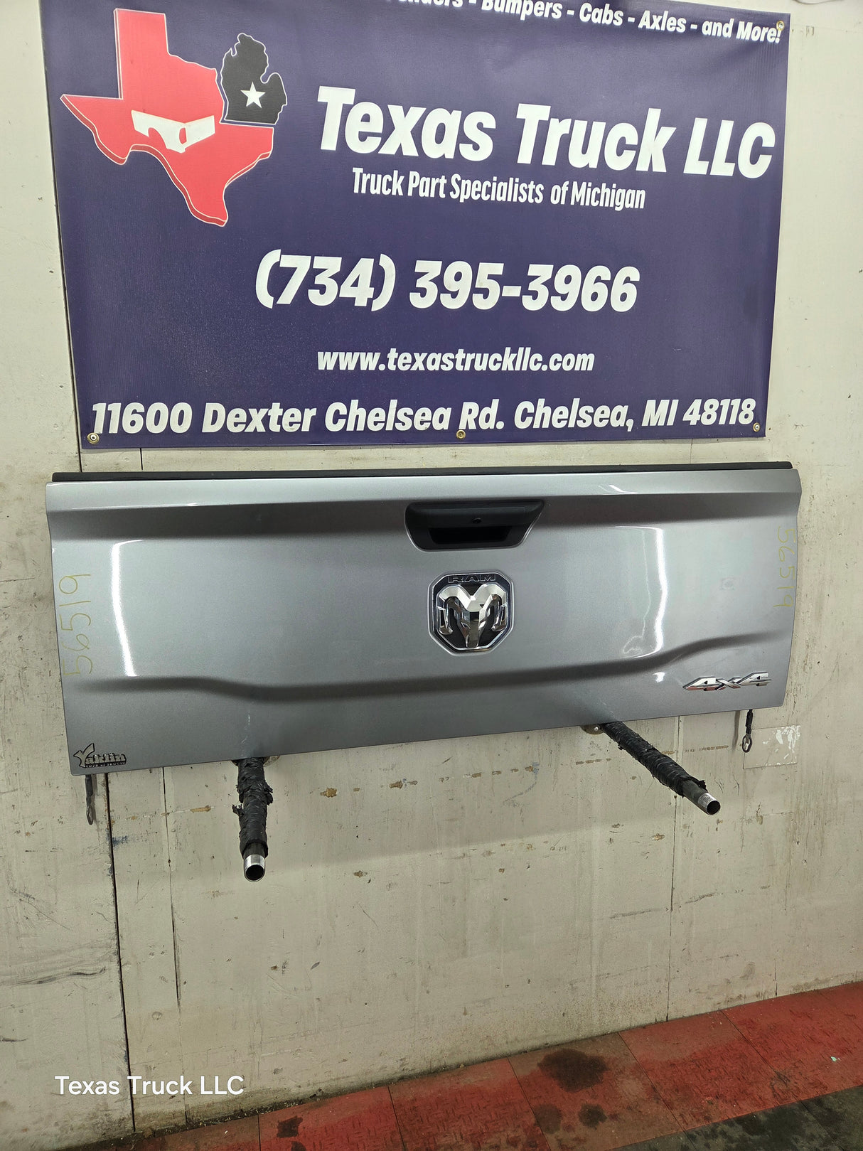 2019-2025 Dodge Ram 2500 3500 4500 5th Gen Tailgate - Grey