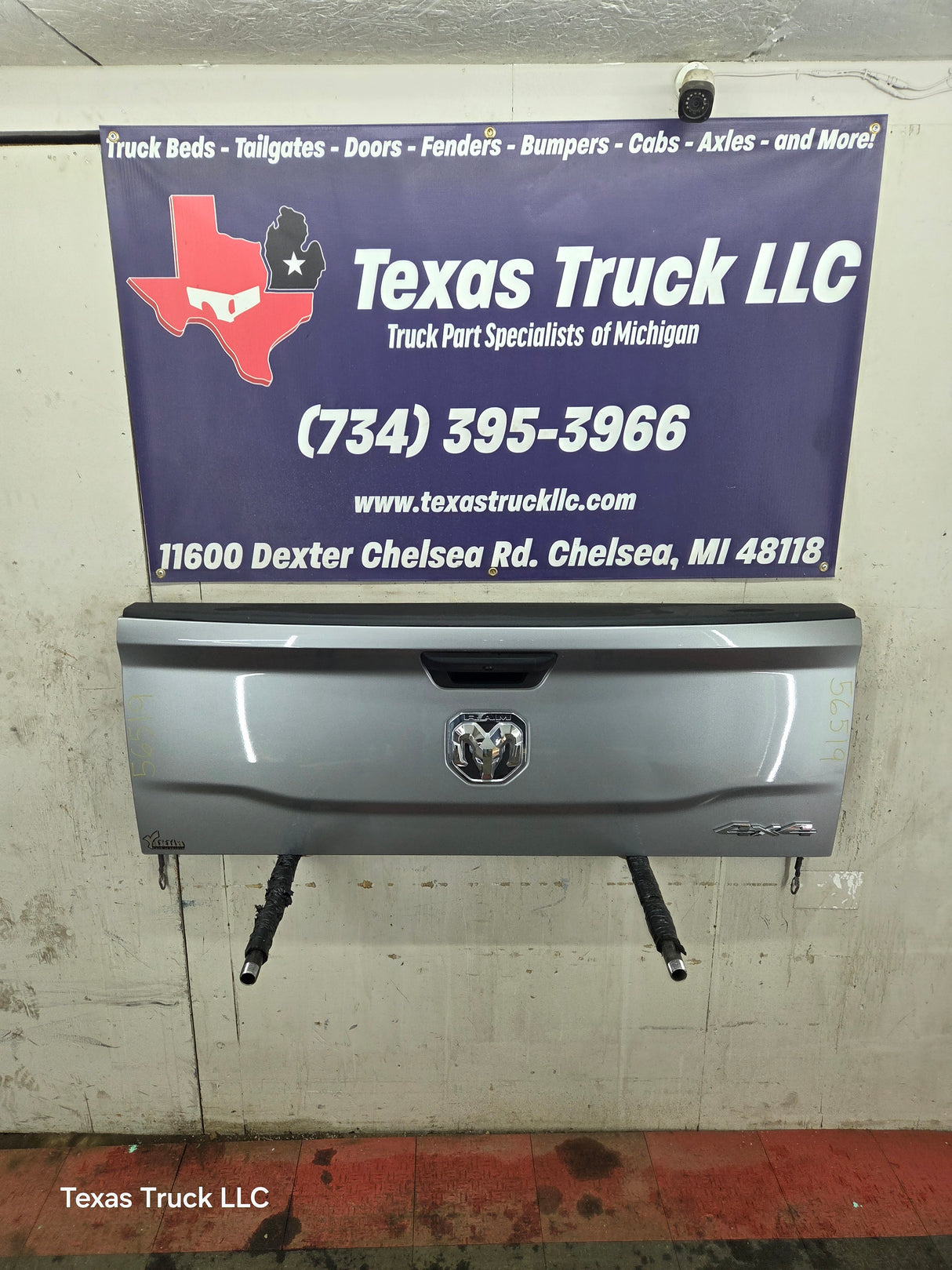 2019-2025 Dodge Ram 2500 3500 4500 5th Gen Tailgate - Grey
