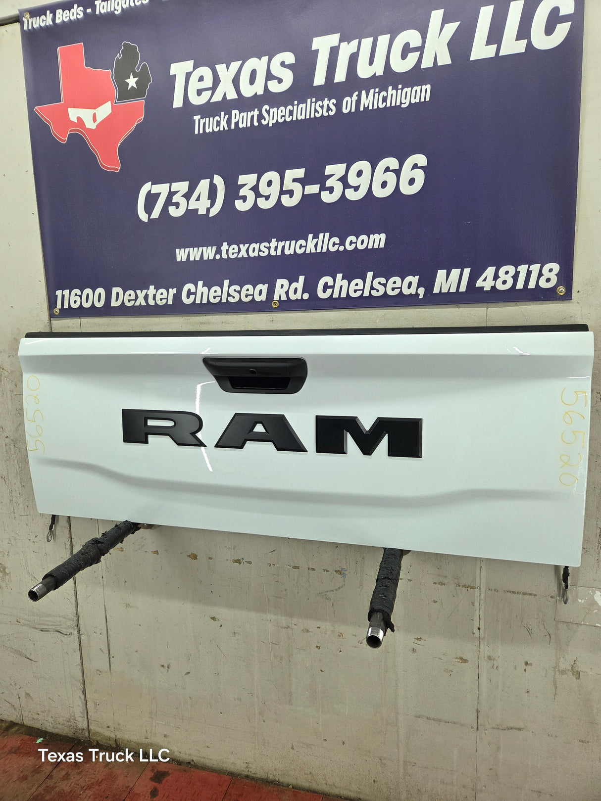 2019-2025 Dodge Ram 2500 3500 4500 5th Gen Tailgate - White