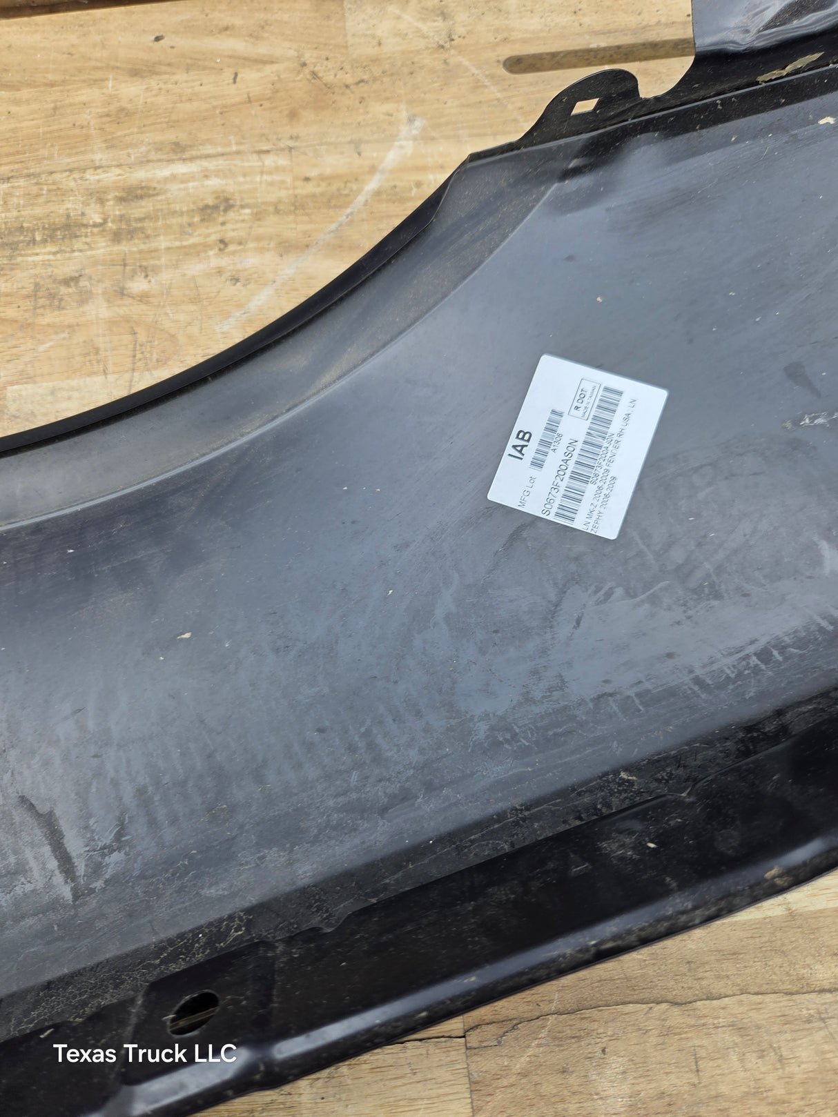 2006-2009 Lincoln MK-Z Passenger Side RH Front Fender