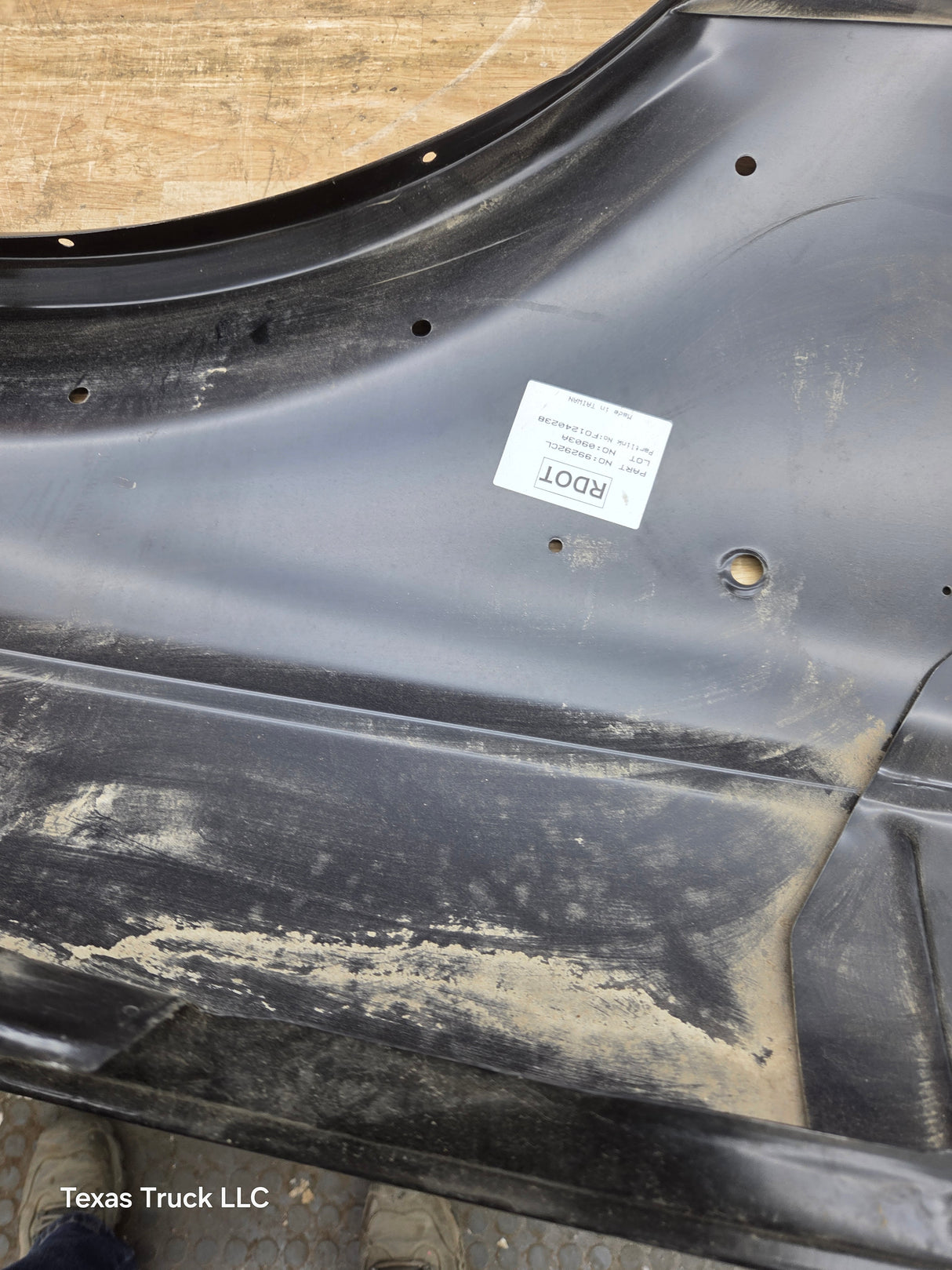 2006-2011 Ford Ranger Front LH Driver Side Fender With Flare Holes