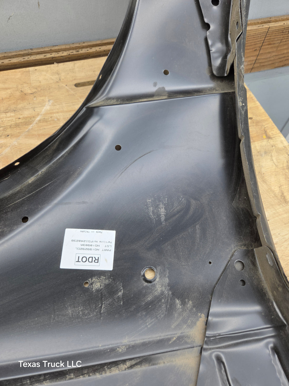 2006-2011 Ford Ranger Front LH Driver Side Fender With Flare Holes