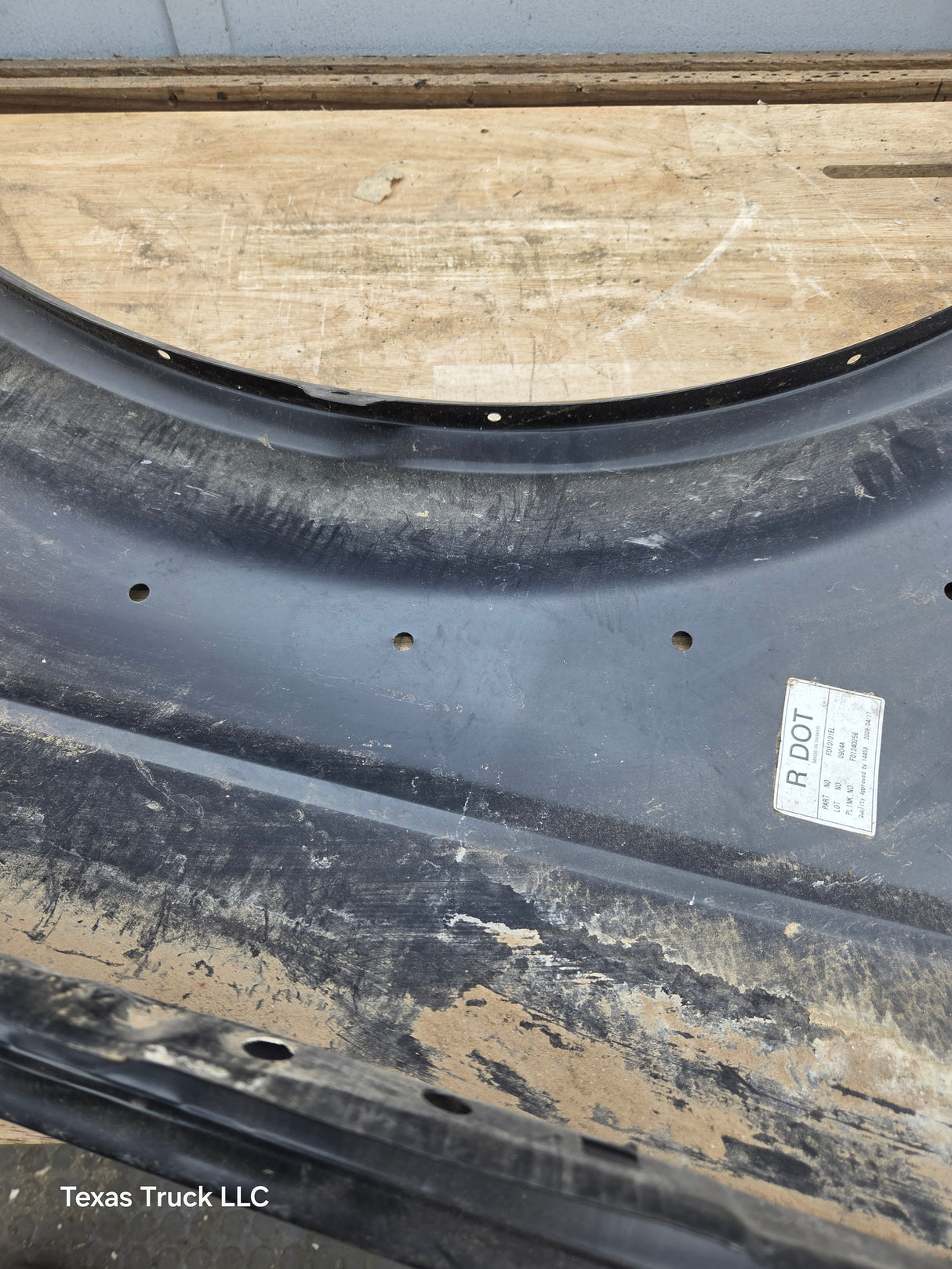 2006-2011 Ford Ranger Front LH Driver Side Fender With Flare Holes