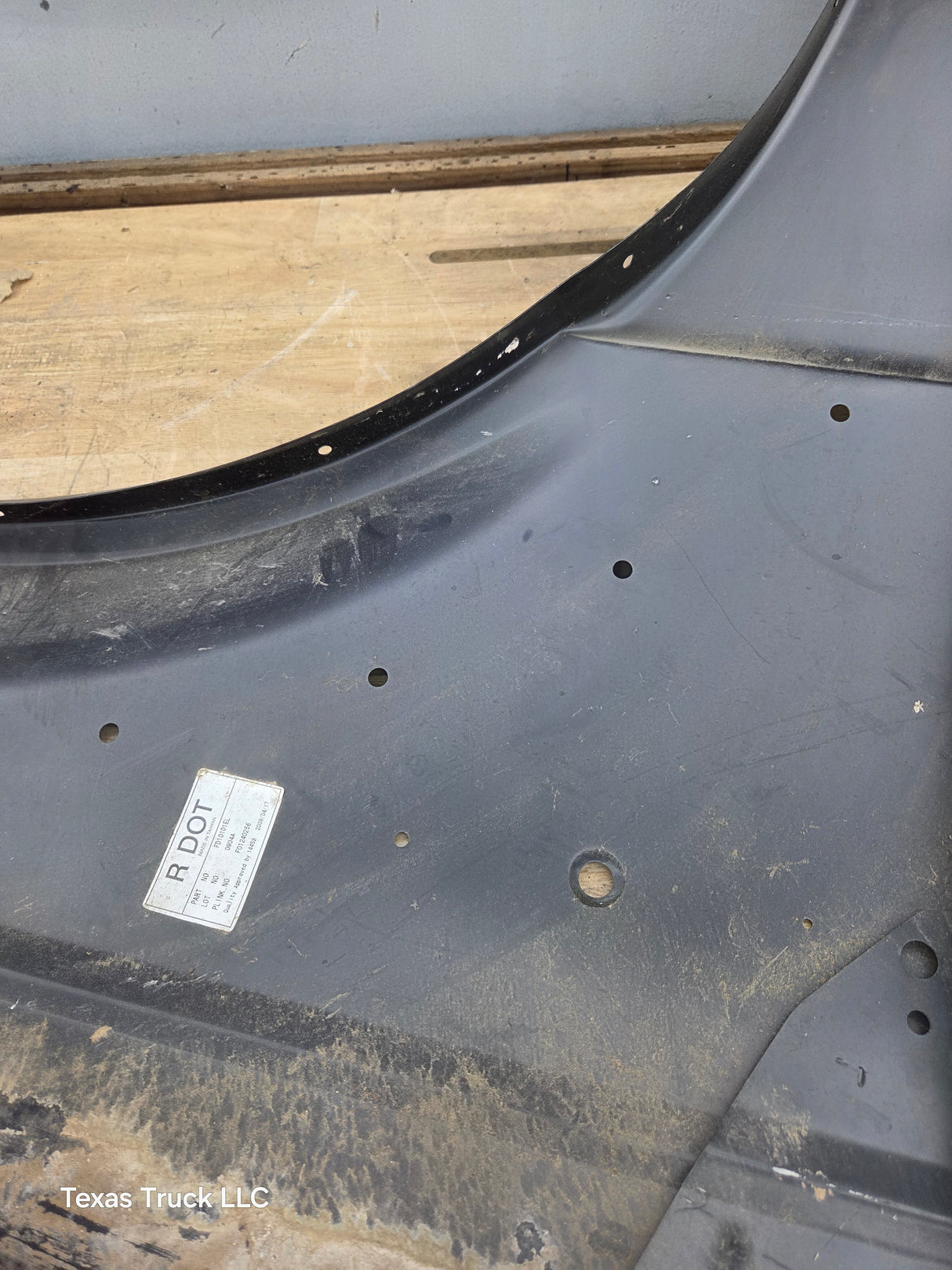 2006-2011 Ford Ranger Front LH Driver Side Fender With Flare Holes