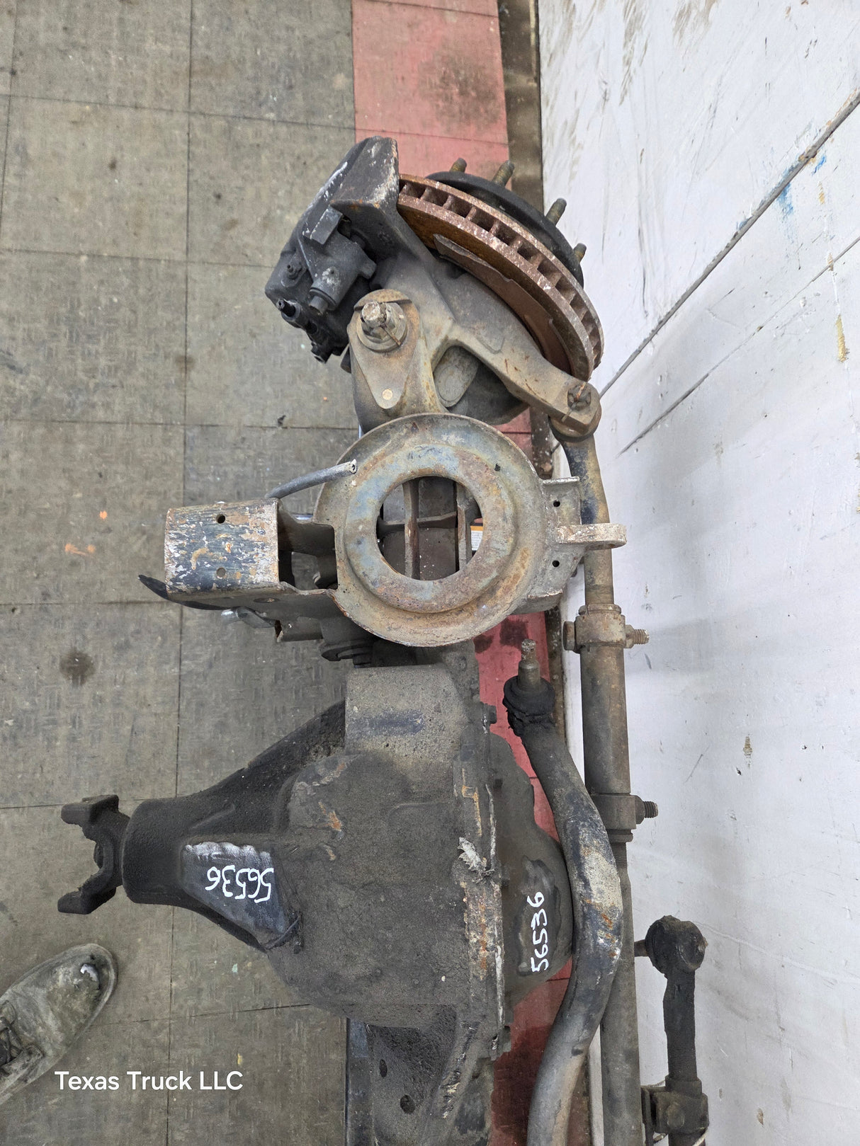 1999 Dodge Ram 2500 4wd Spicer 60 Front Axle Assembly 4.09 Ratio