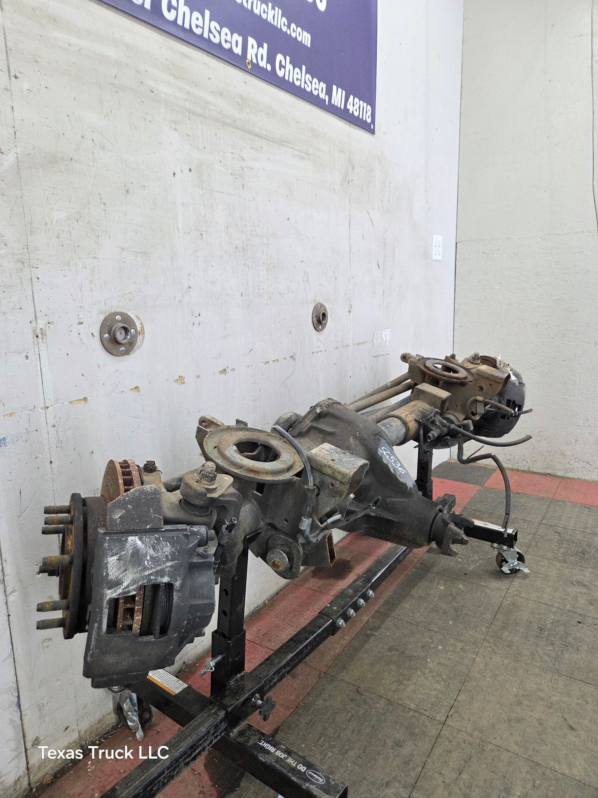 1999 Dodge Ram 2500 4wd Spicer 60 Front Axle Assembly 4.09 Ratio