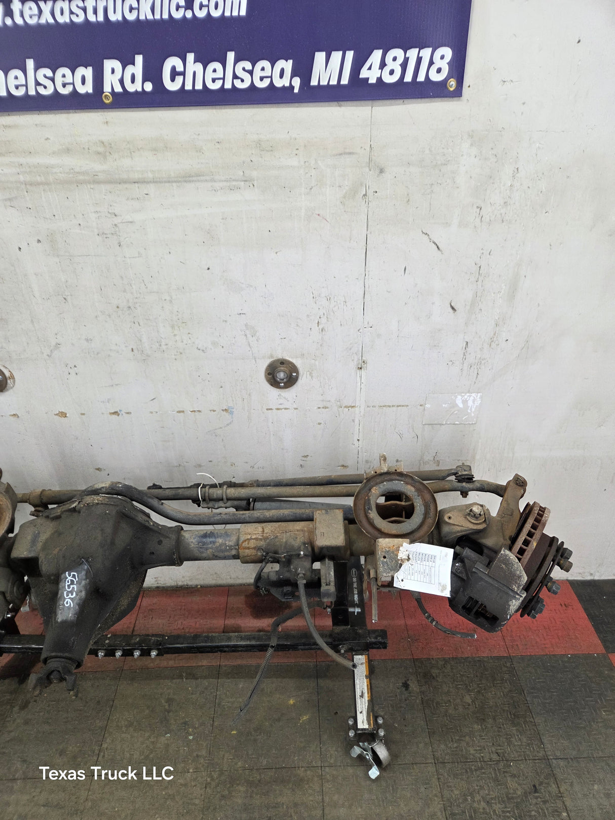 1999 Dodge Ram 2500 4wd Spicer 60 Front Axle Assembly 4.09 Ratio