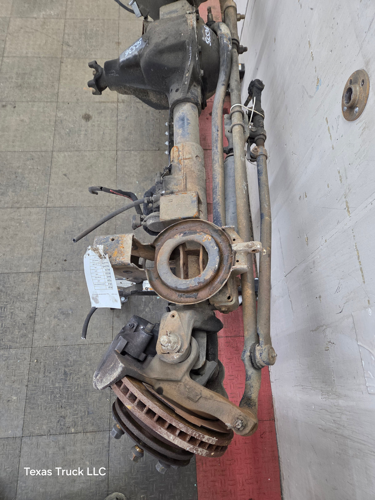 1999 Dodge Ram 2500 4wd Spicer 60 Front Axle Assembly 4.09 Ratio