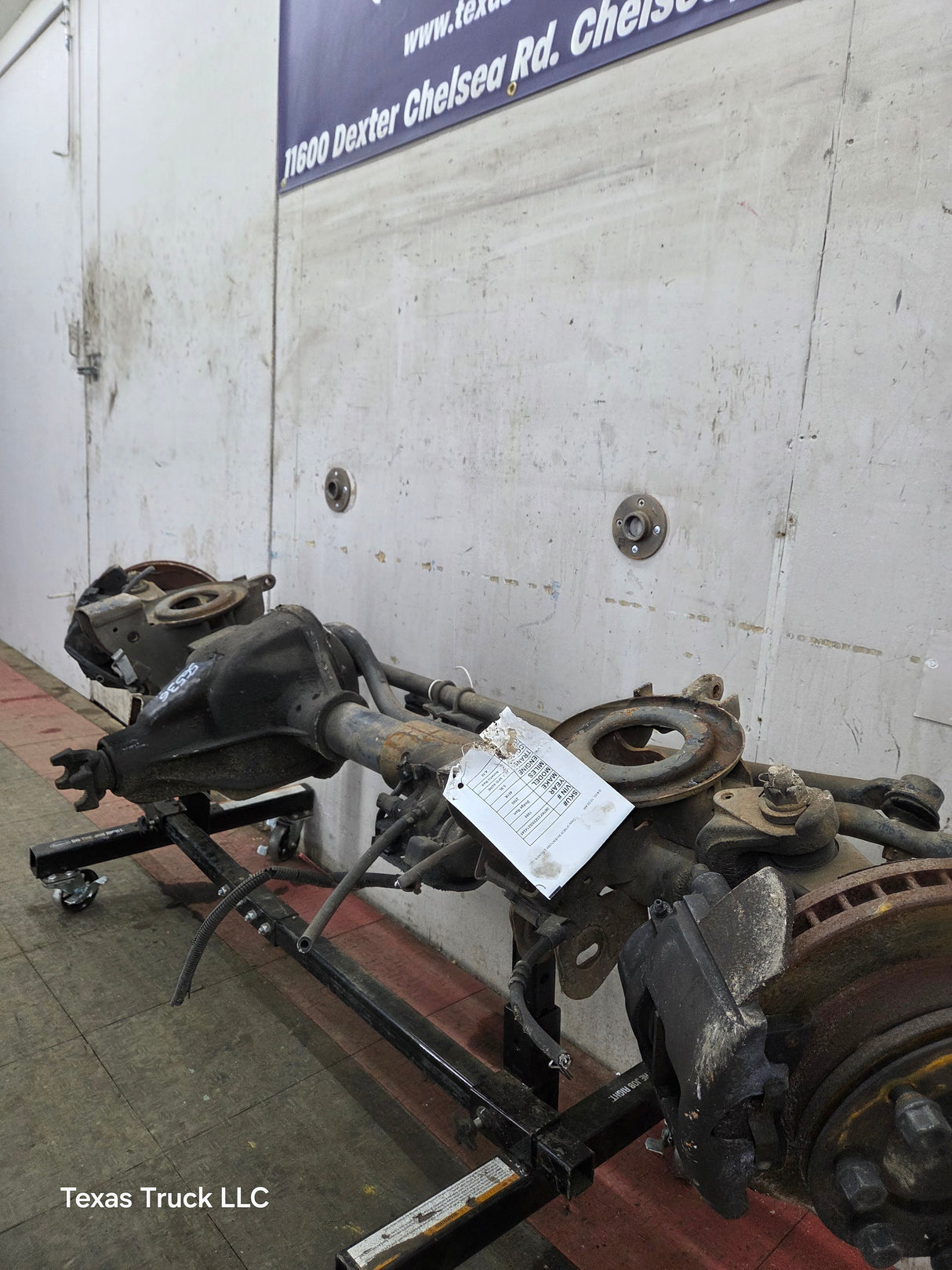 1999 Dodge Ram 2500 4wd Spicer 60 Front Axle Assembly 4.09 Ratio