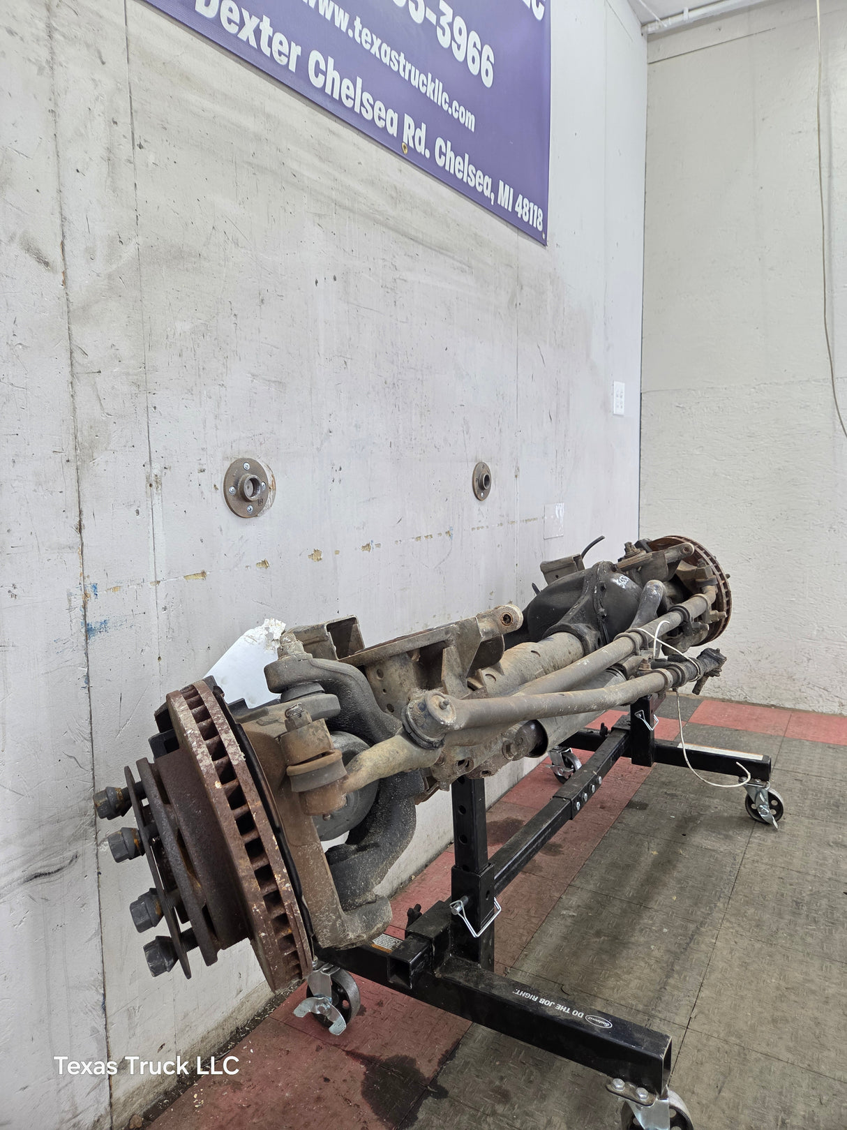 1999 Dodge Ram 2500 4wd Spicer 60 Front Axle Assembly 4.09 Ratio