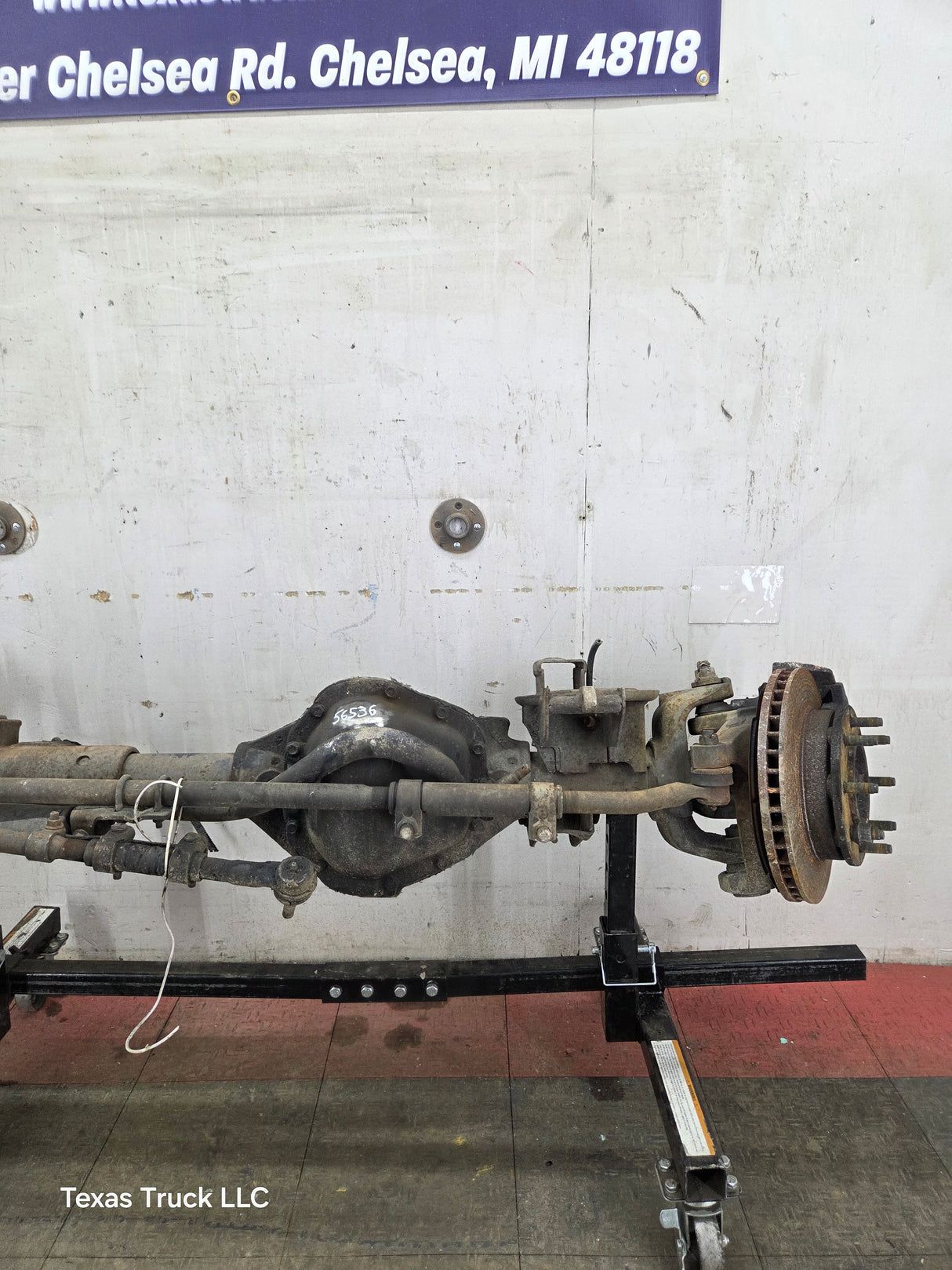 1999 Dodge Ram 2500 4wd Spicer 60 Front Axle Assembly 4.09 Ratio