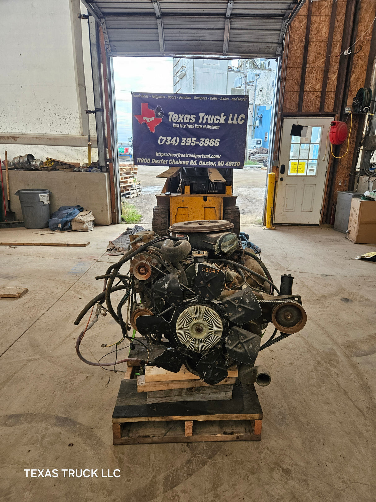 6.9L IDI Diesel CORE Engine Ford International Harvester Ran When Parked