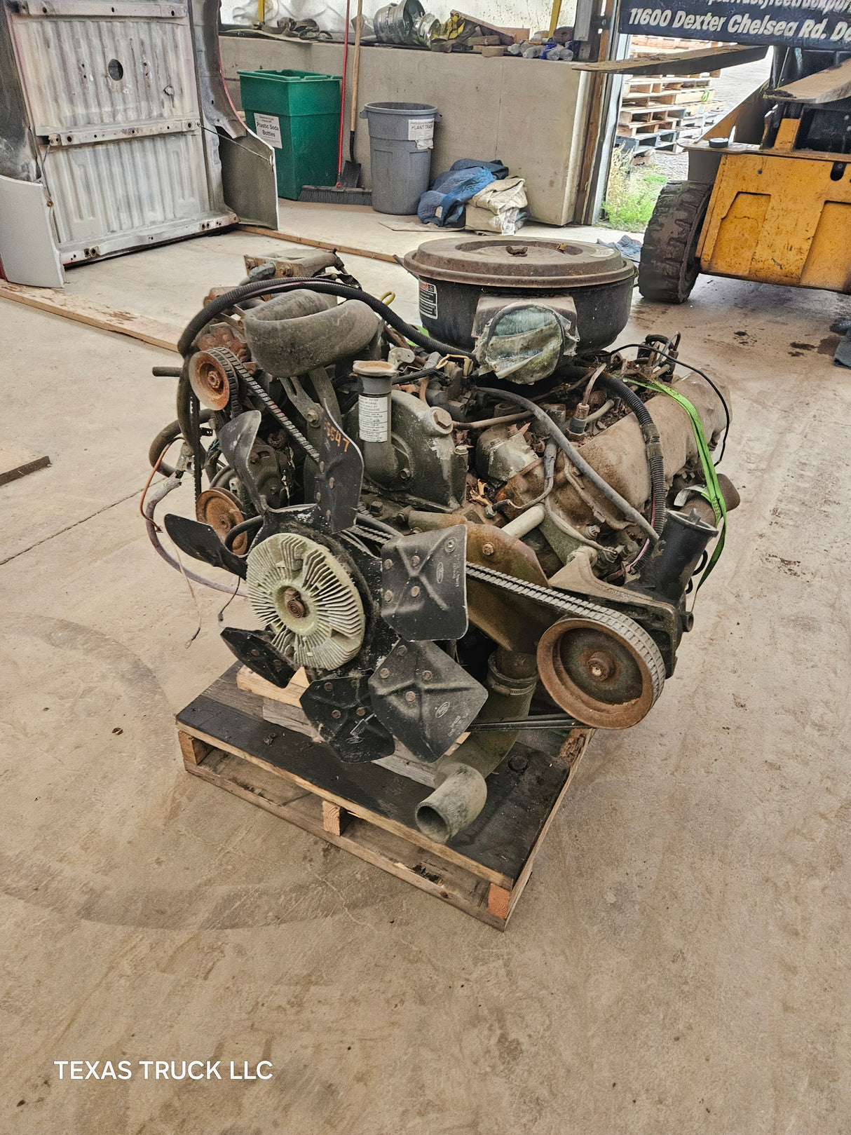 6.9L IDI Diesel CORE Engine Ford International Harvester Ran When Parked