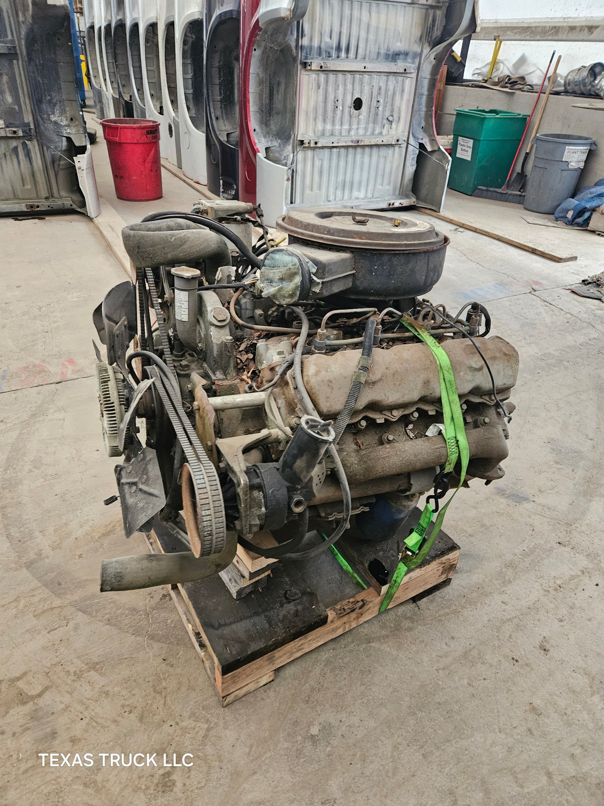 6.9L IDI Diesel CORE Engine Ford International Harvester Ran When Parked