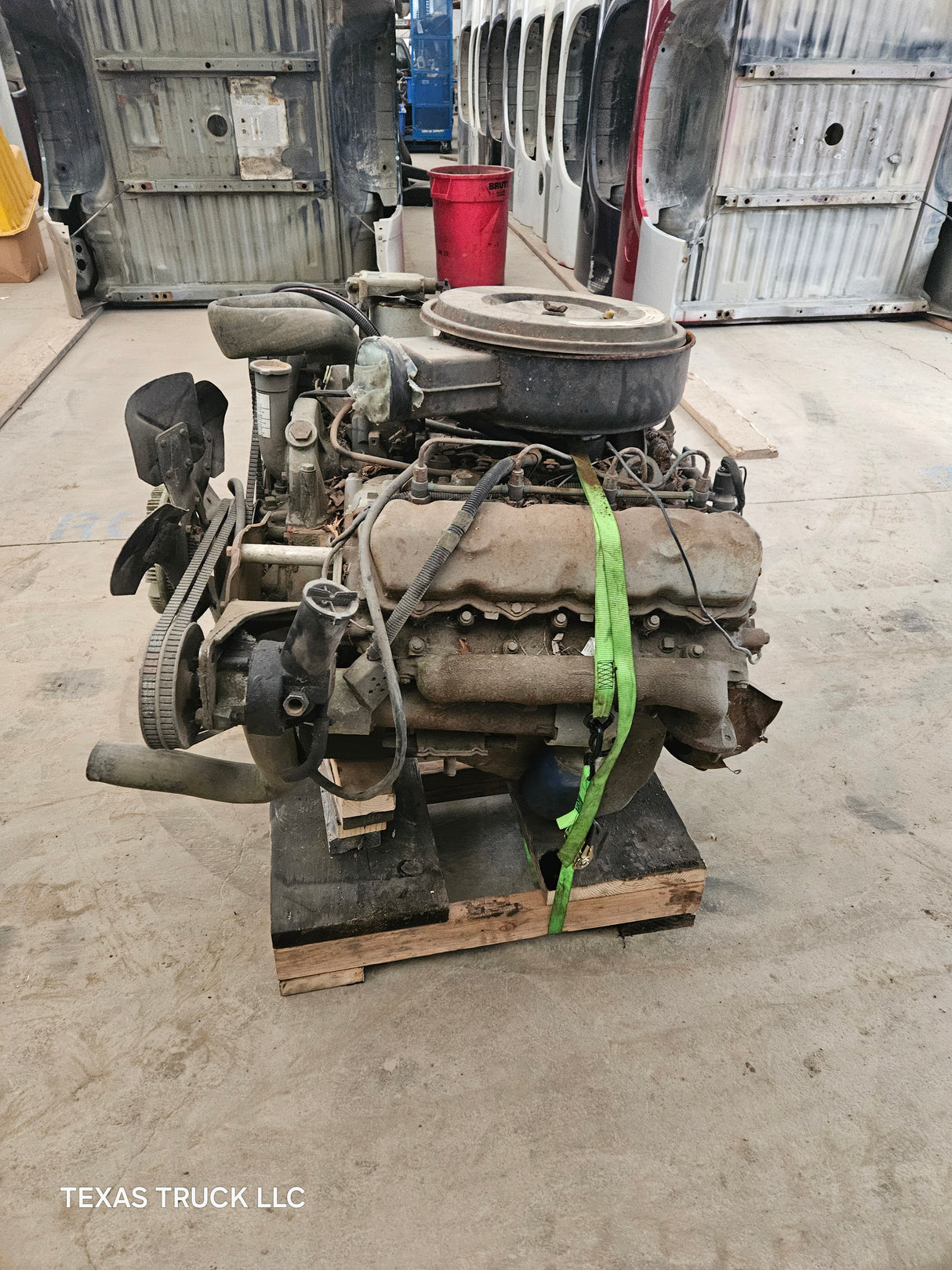 6.9L IDI Diesel CORE Engine Ford International Harvester Ran When Parked