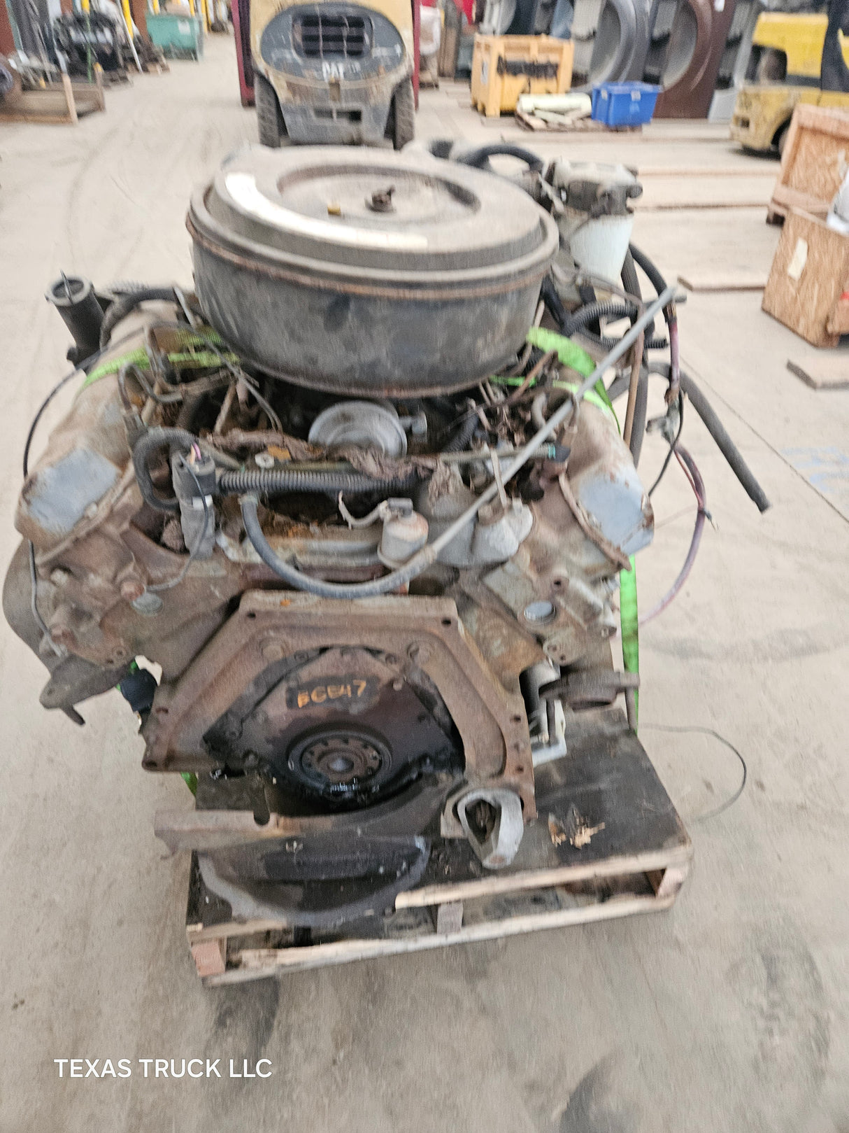 6.9L IDI Diesel CORE Engine Ford International Harvester Ran When Parked