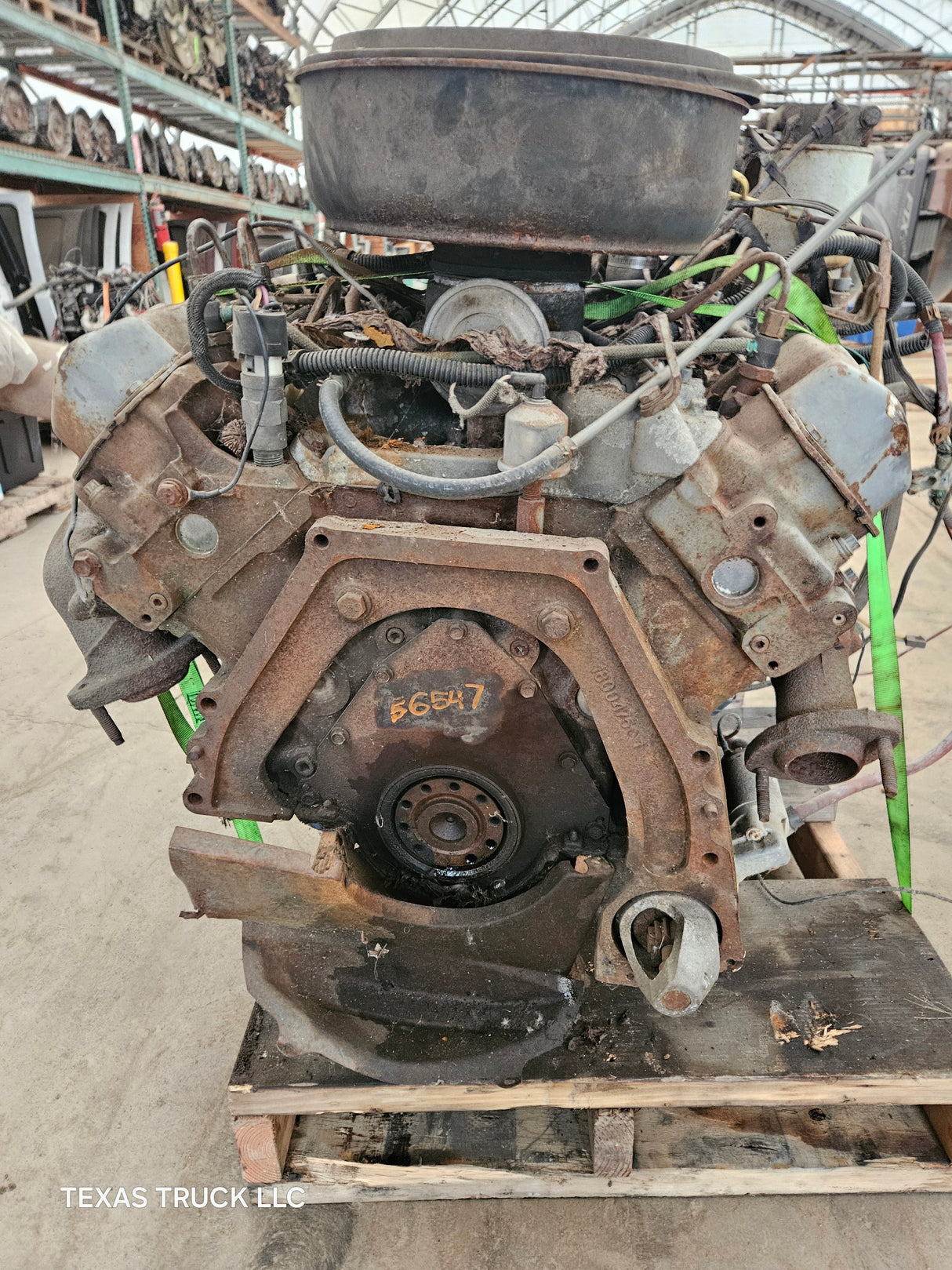 6.9L IDI Diesel CORE Engine Ford International Harvester Ran When Parked