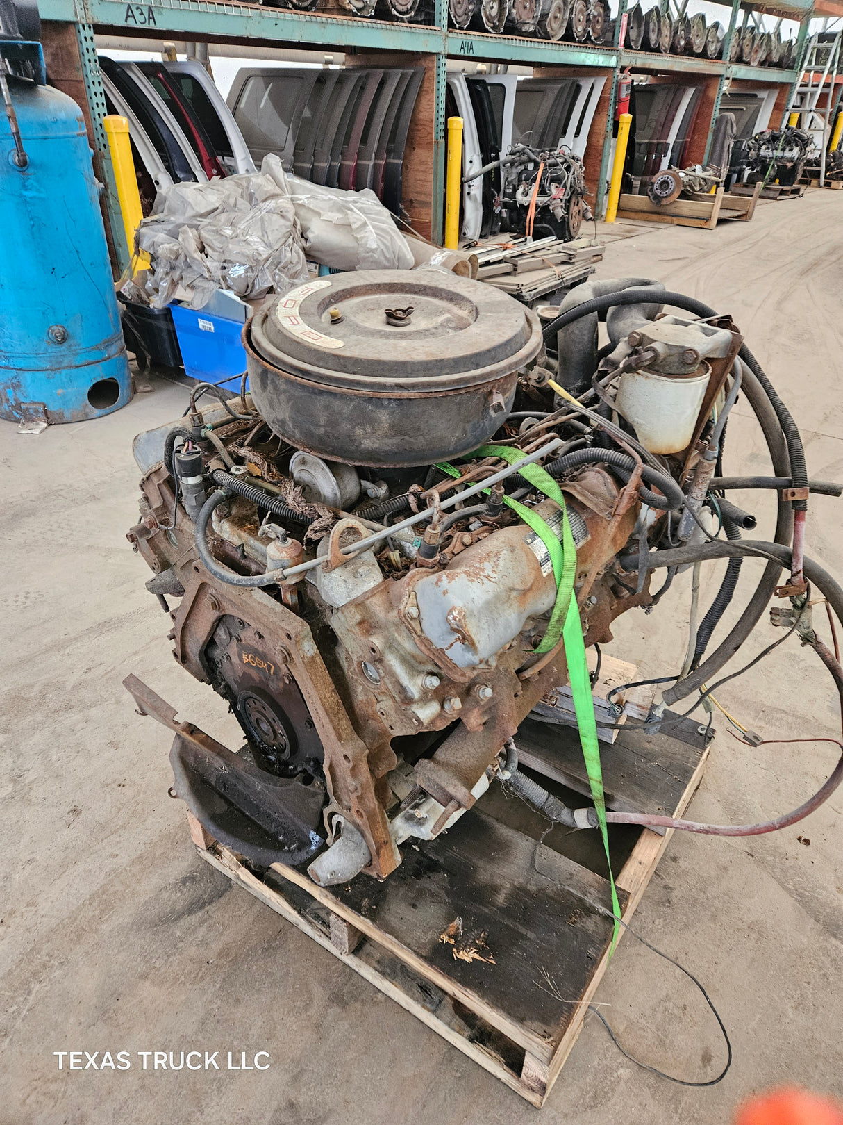 6.9L IDI Diesel CORE Engine Ford International Harvester Ran When Parked