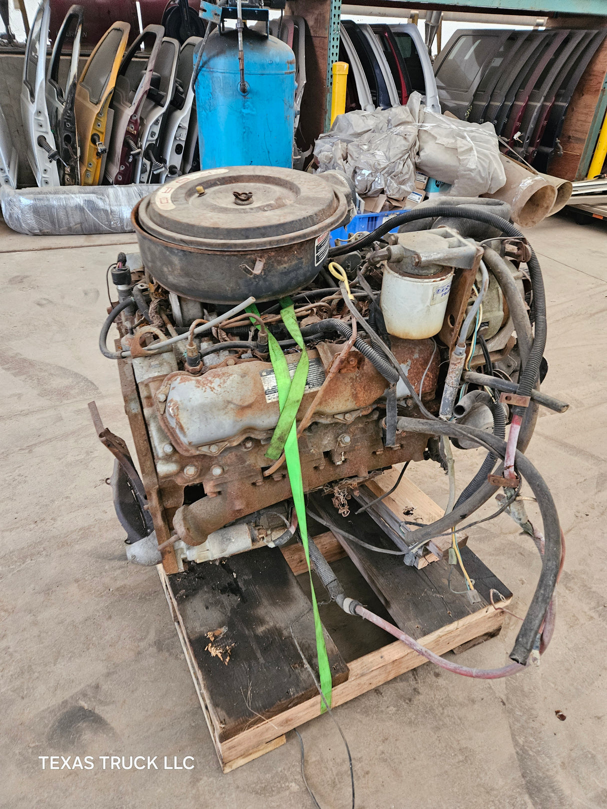 6.9L IDI Diesel CORE Engine Ford International Harvester Ran When Parked