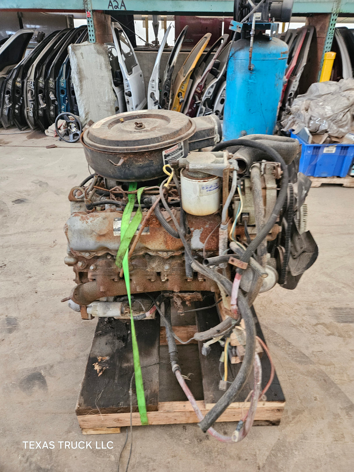 6.9L IDI Diesel CORE Engine Ford International Harvester Ran When Parked
