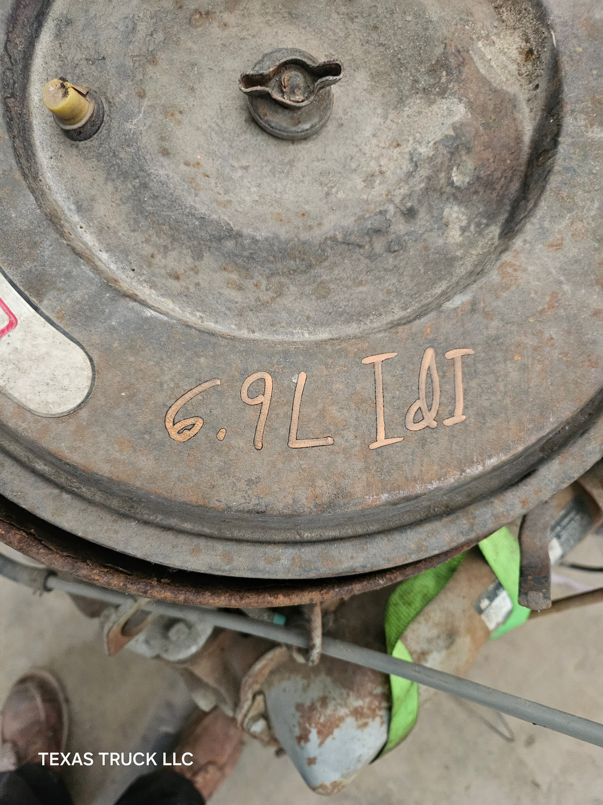 6.9L IDI Diesel CORE Engine Ford International Harvester Ran When Parked