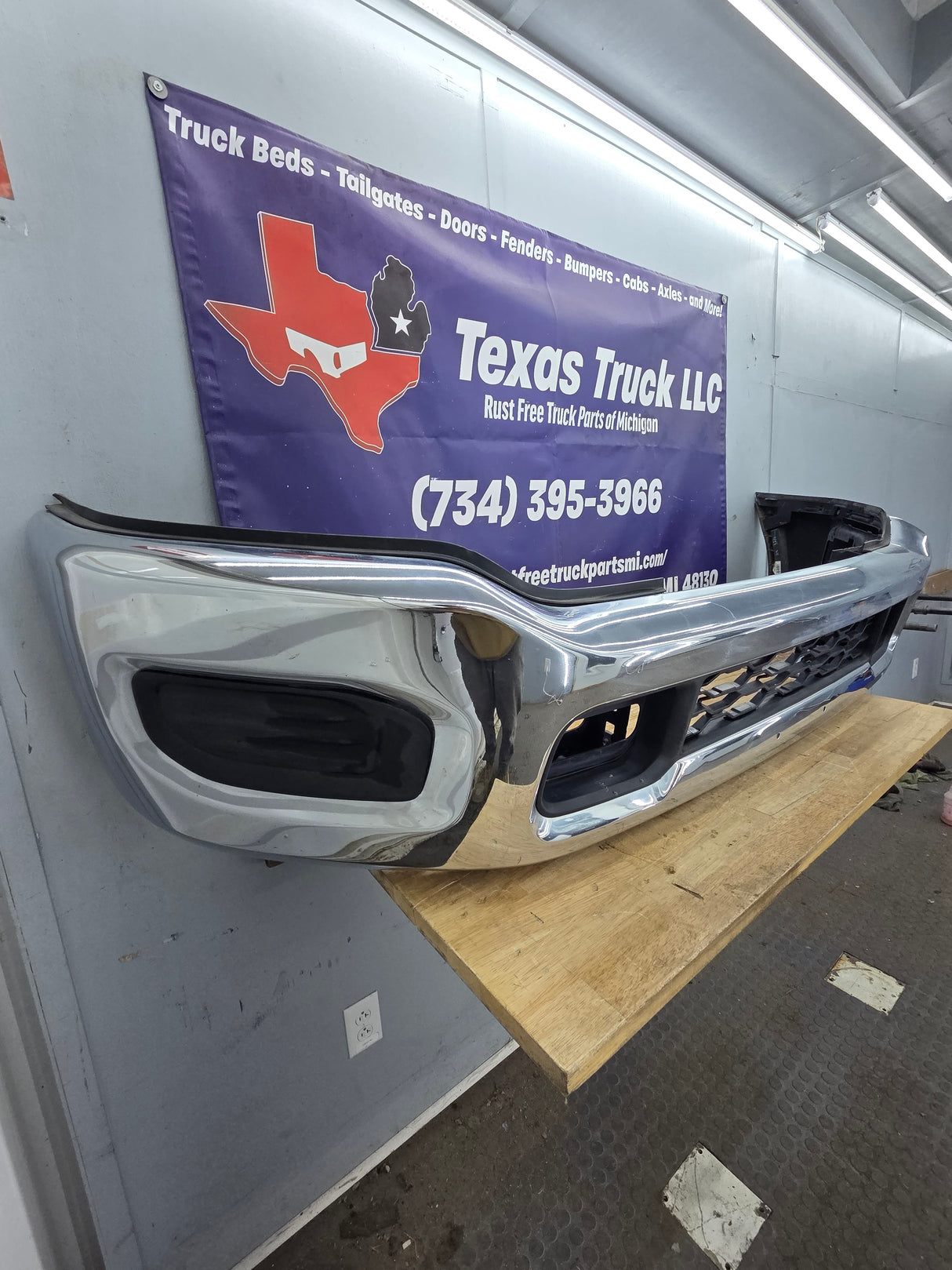 2019-2024 Dodge Ram 2500 3500 5th Gen Front Bumper - Chrome