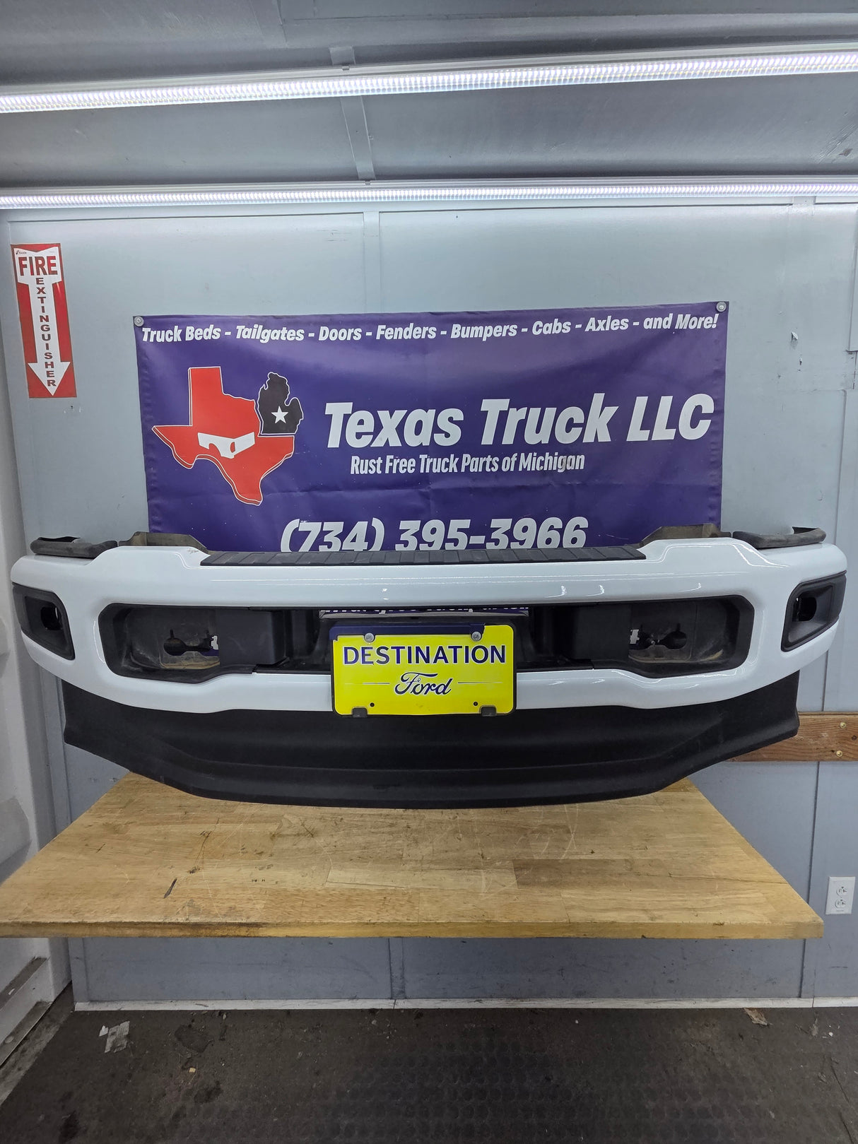 2023-2025 Ford Super Duty F250 F350 Front Bumper - White